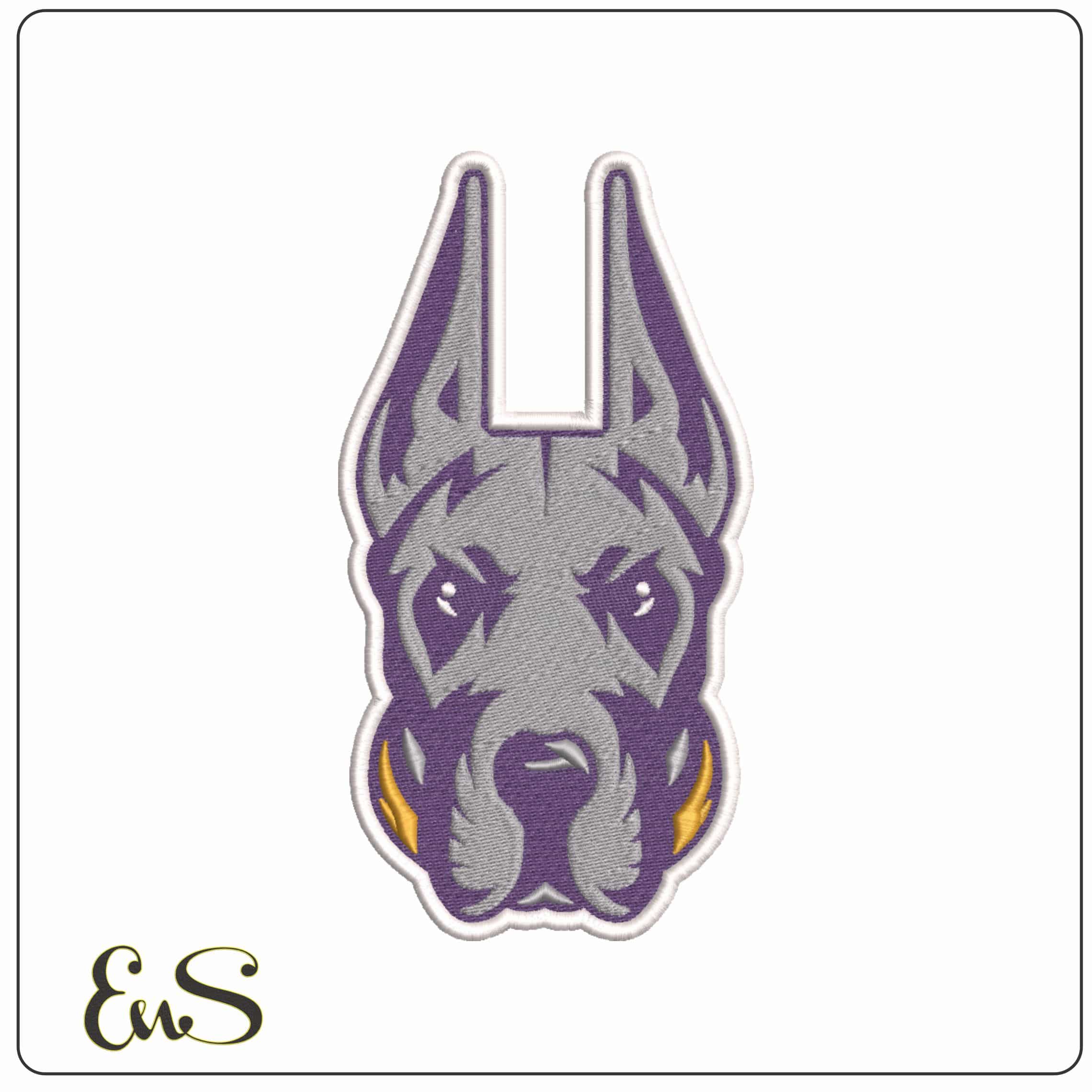 Albany Great Danes 2023 on University at Albany College    - Elegant embroidery design file-instant download