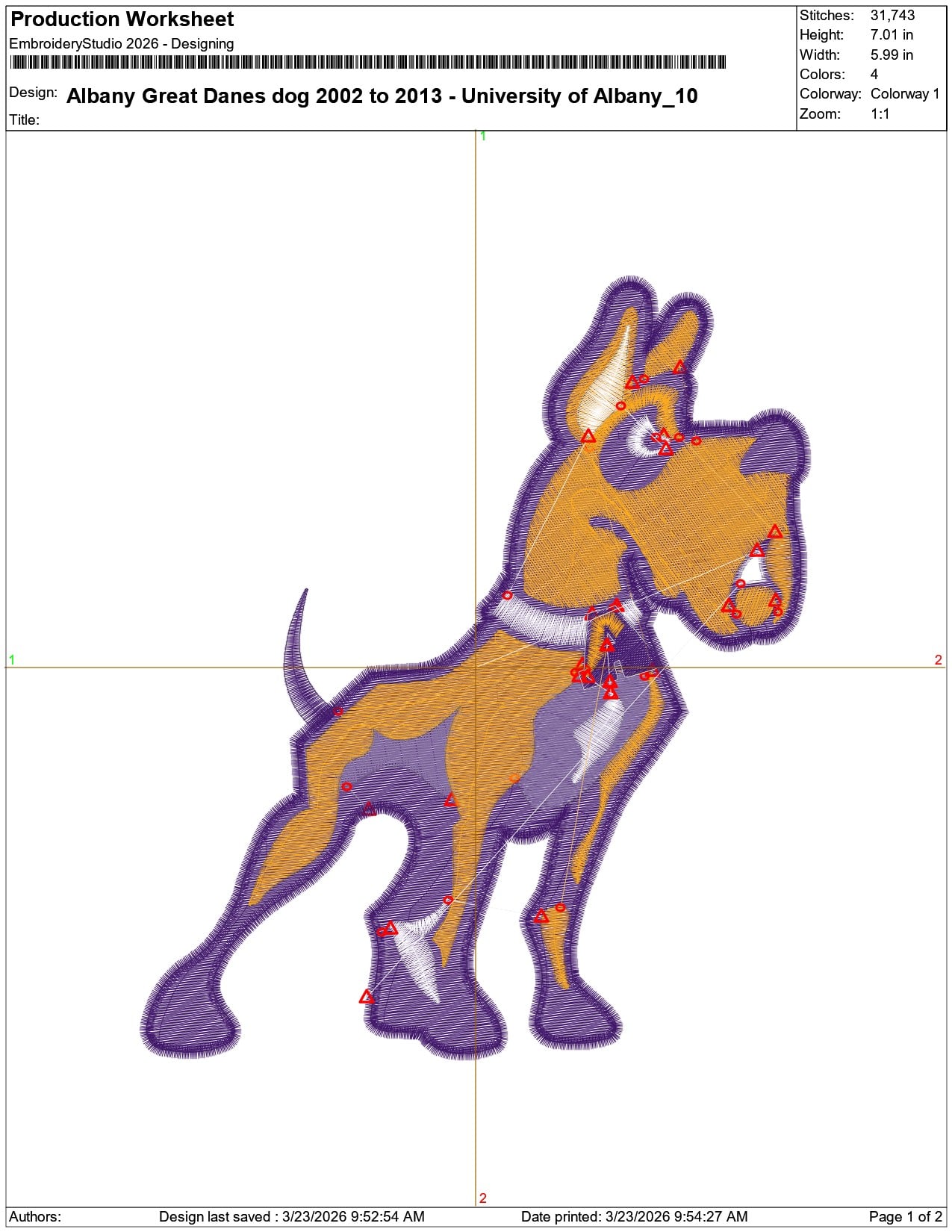 Albany Great Danes dog 2002 to 2013 University     - Elegant embroidery design file-instant download — view 3