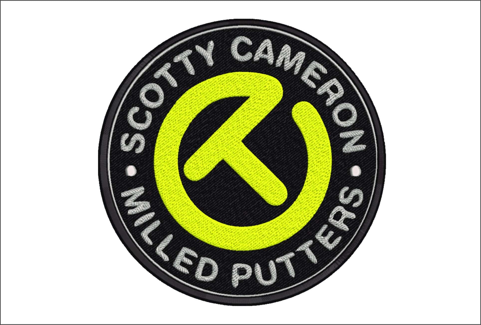 Scotty Cameron Circle T embroidery design - Putter course Logo design machine pattern Sports embroidery file instant download in a frame