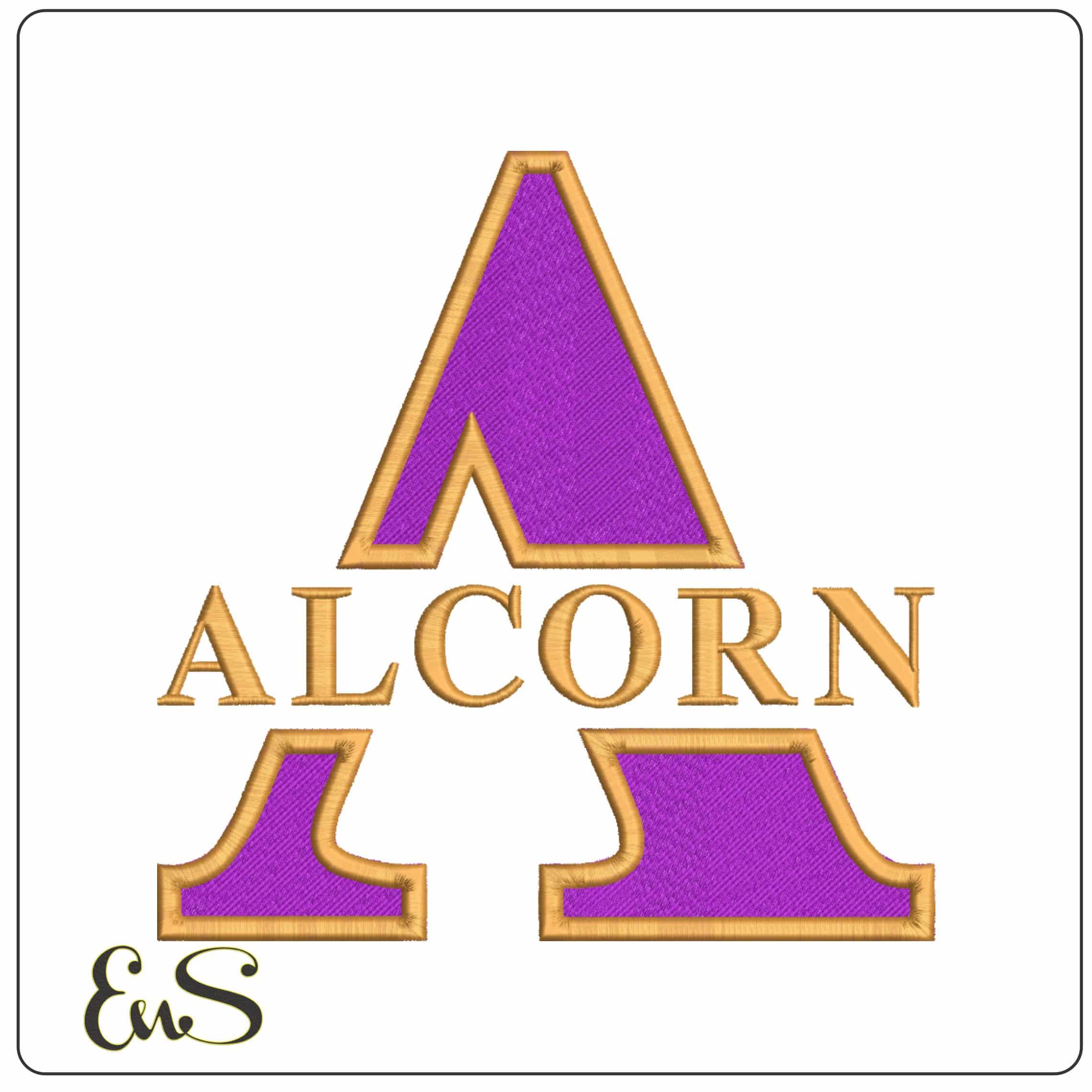 Alcorn State Braves 2017 Alternative State University College     - Elegant embroidery design file-instant download
