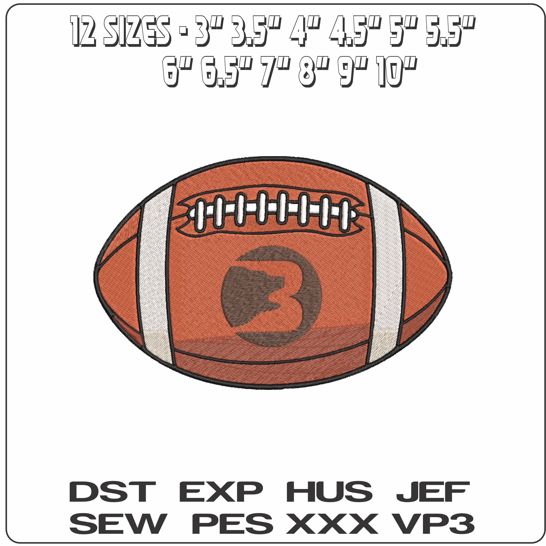 America Footbal Brown Bears 1973 1978 No Background   College     - Elegant embroidery design file-instant download — view 2