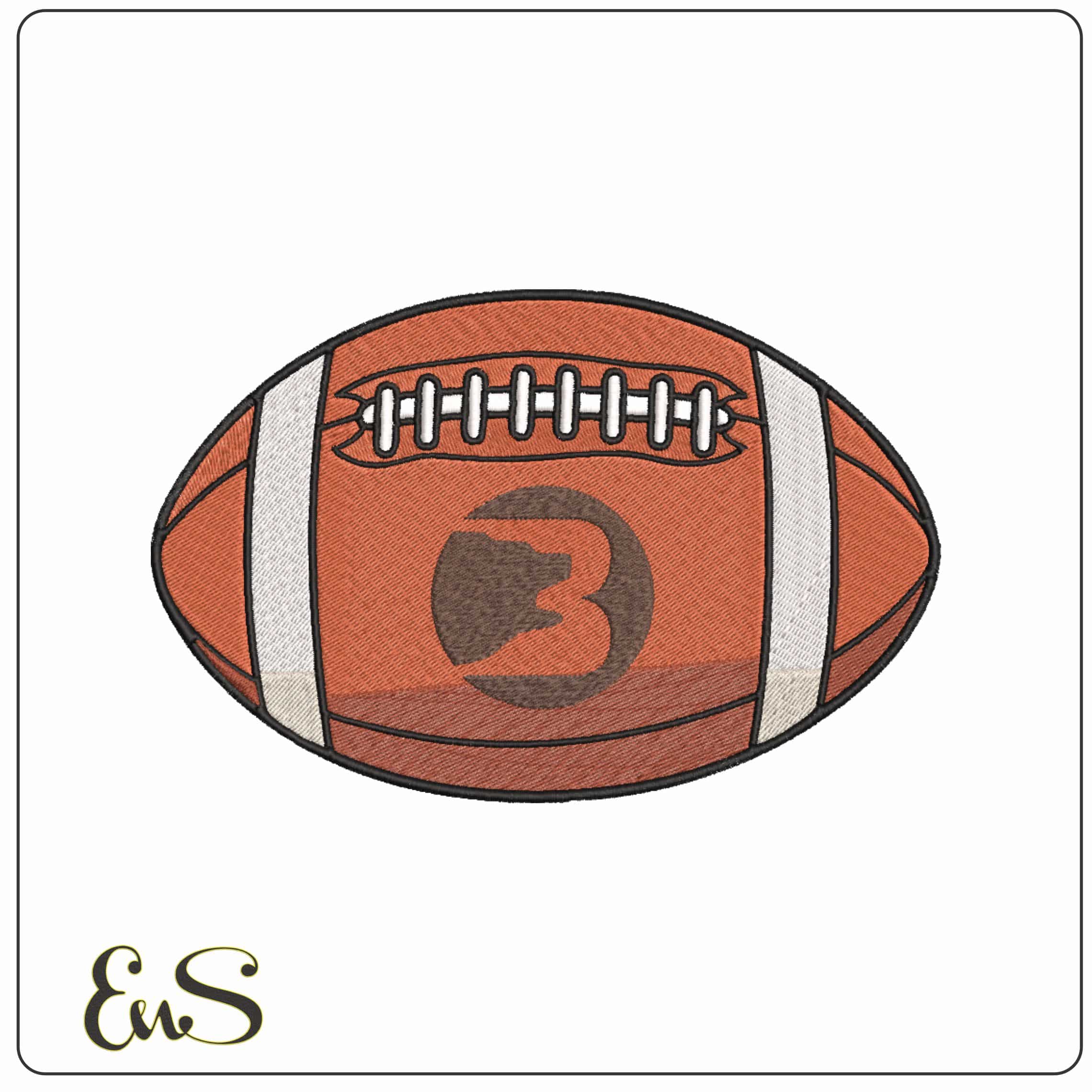 America Footbal Brown Bears 1973 1978 No Background   College     - Elegant embroidery design file-instant download