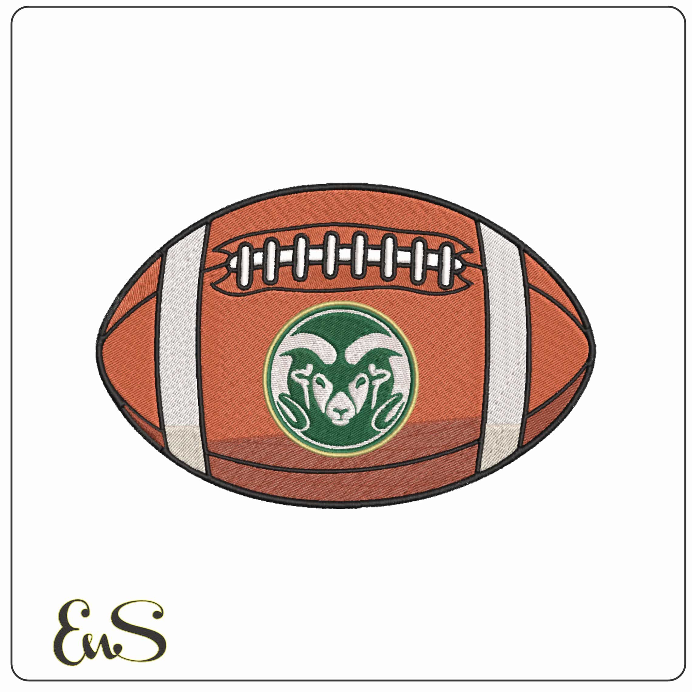 American Football Colorado State Rams 182  State University     - Elegant embroidery design file-instant download