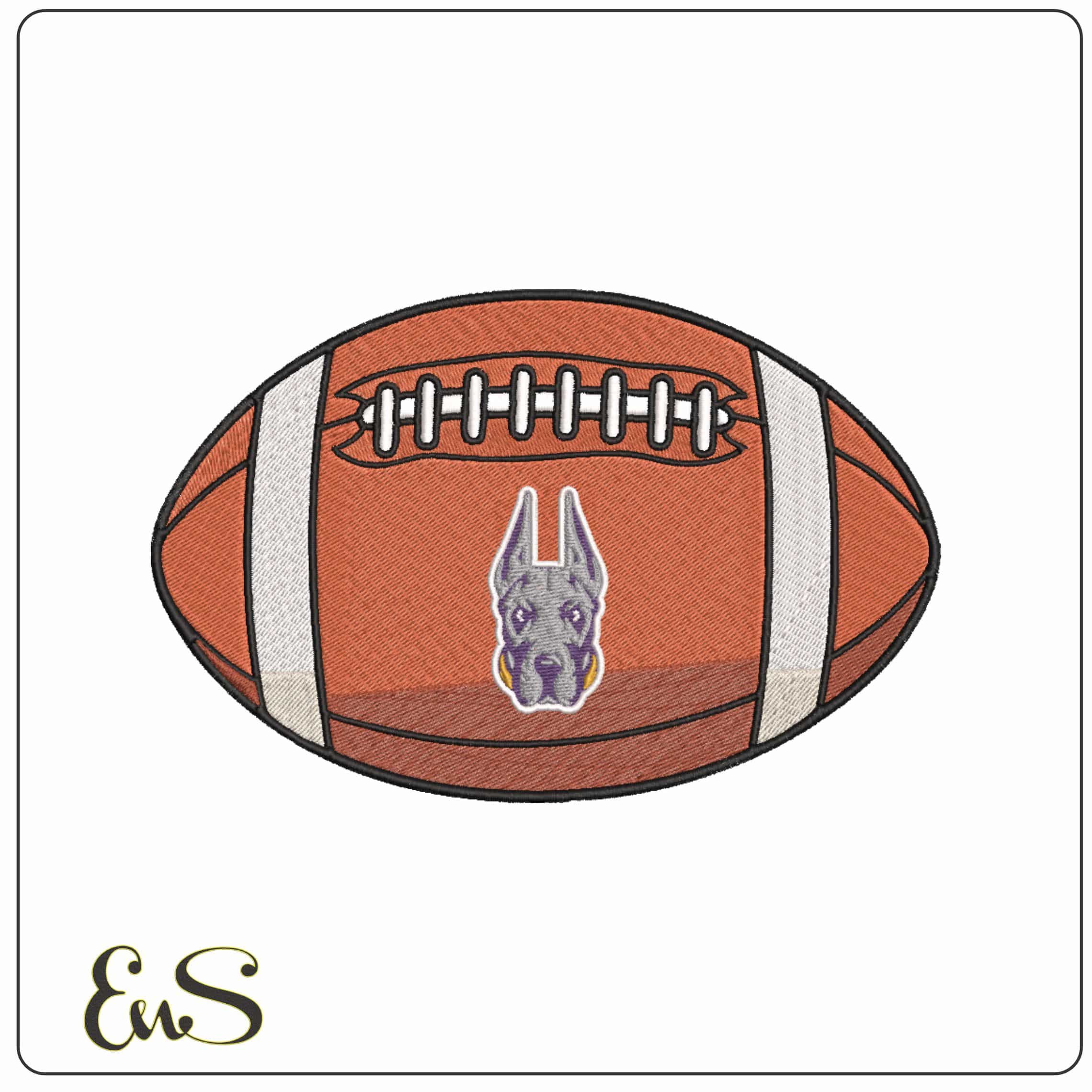 American Football Albany Great Danes 2023  University   - Elegant embroidery design file-instant download