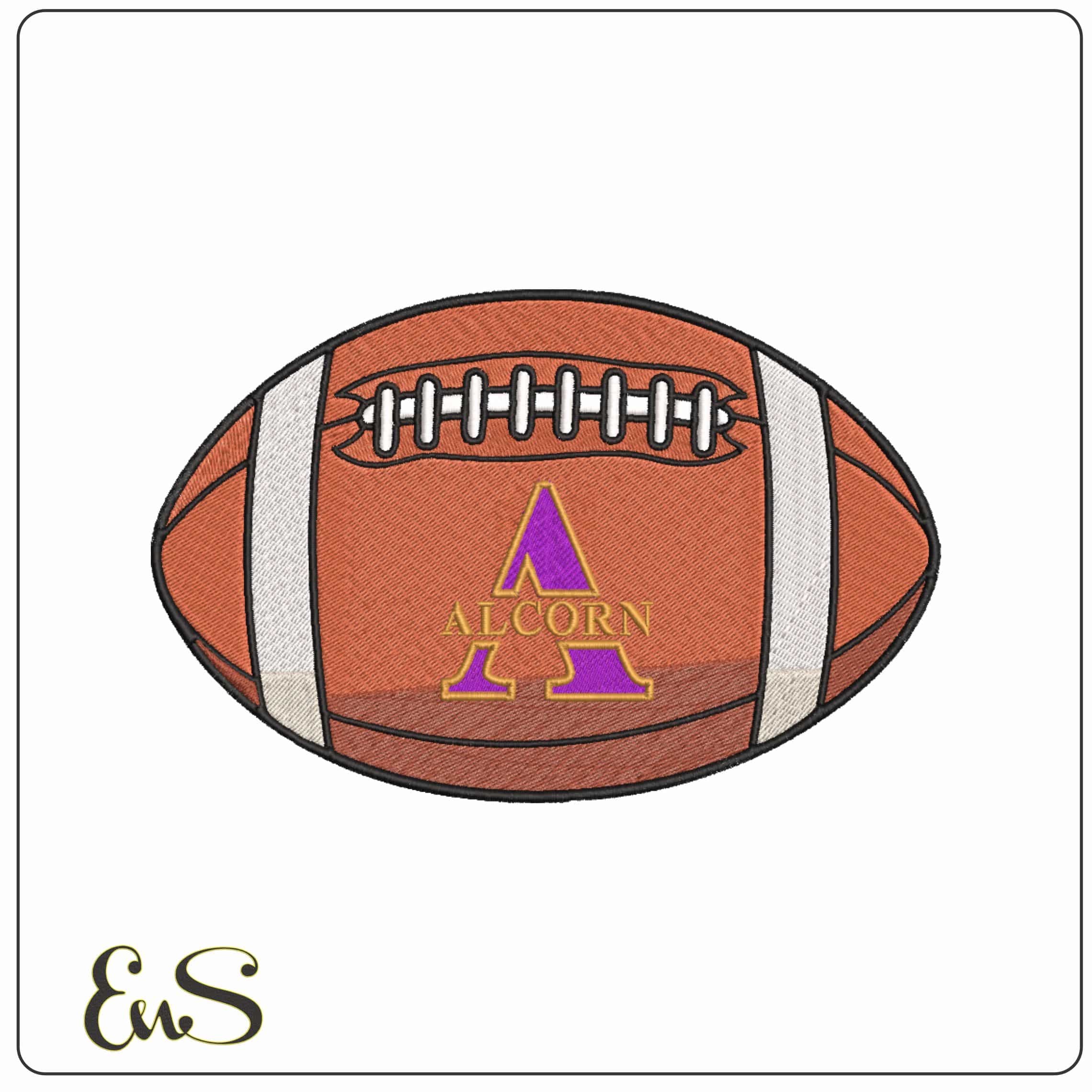 American Football Alcorn State Braves 2017 Alternative  University   - Elegant embroidery design file-instant download