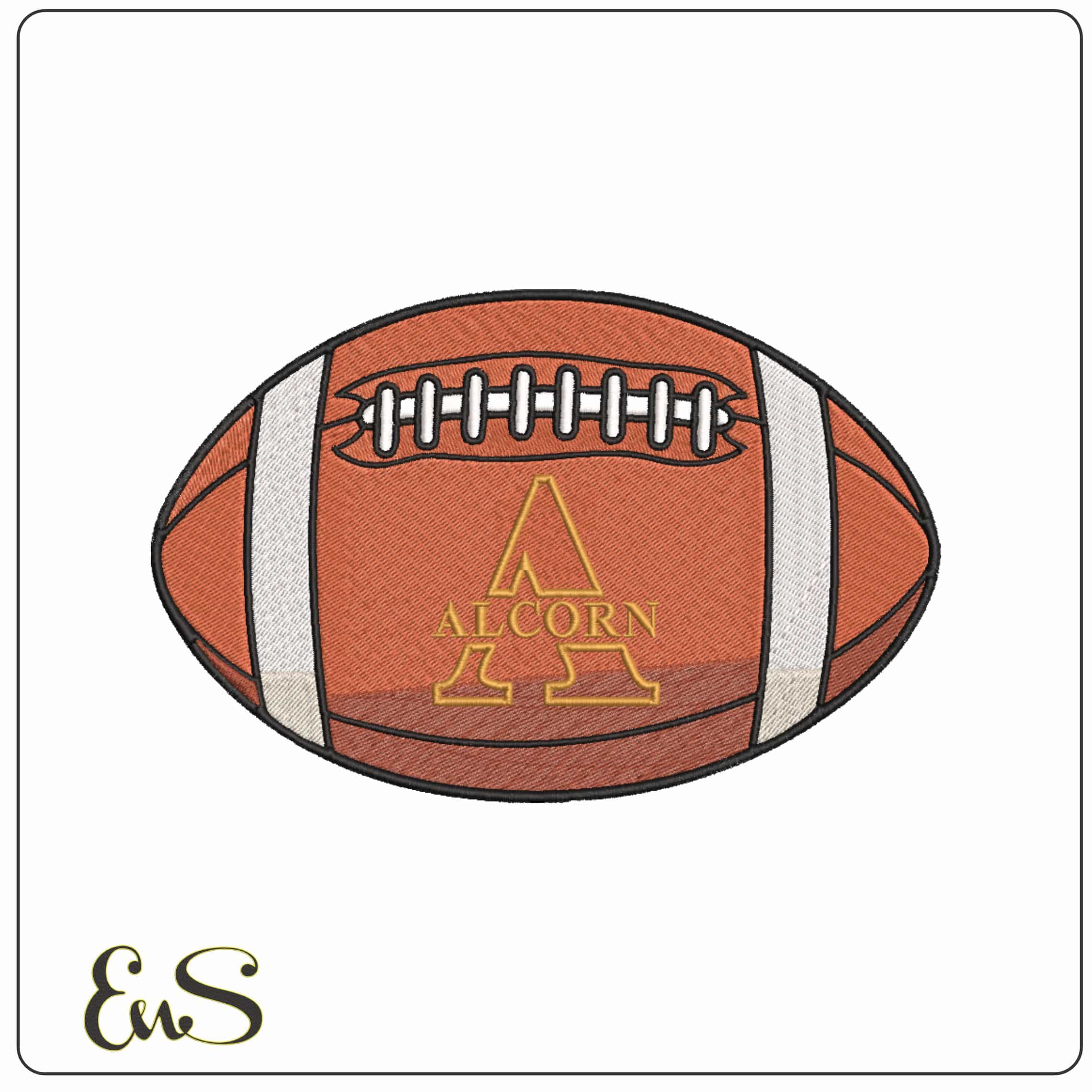 American Football Alcorn State Braves Alternative  University   - Elegant embroidery design file-instant download