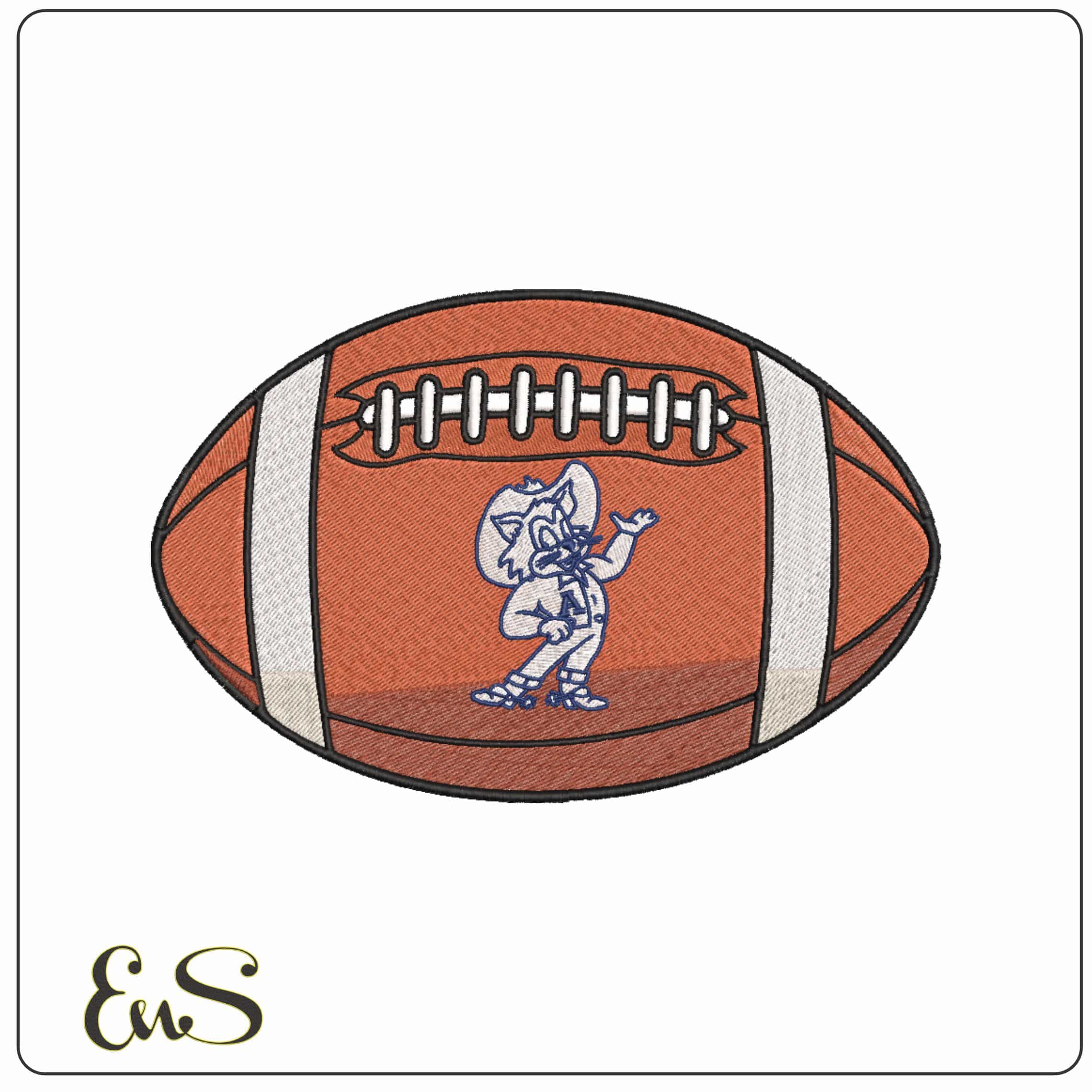 American Football Arizona Wildcats no Background College   - Elegant embroidery design file-instant download