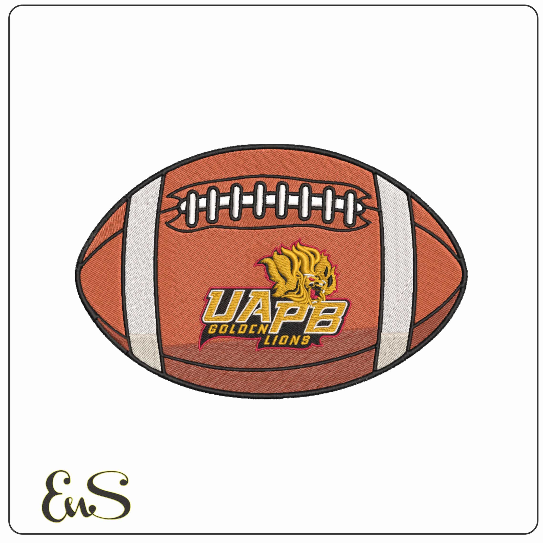 American Football Arkansas PB Golden Lions Alternative University    - Elegant embroidery design file-instant download