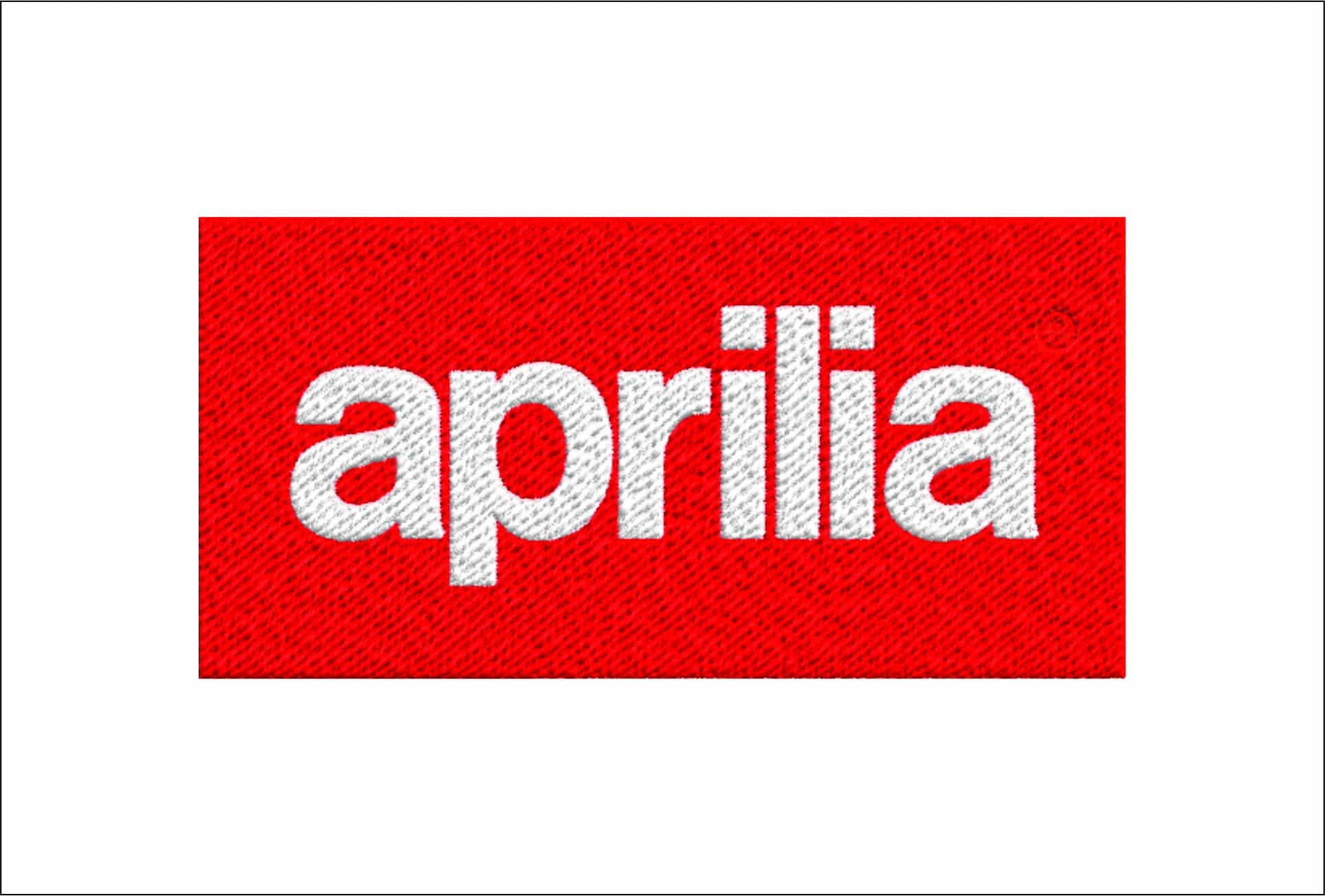 Aprillia Motorbike Logo embroidery design - Fiat group design machine pattern Bike Company embroidery file instant download in a frame