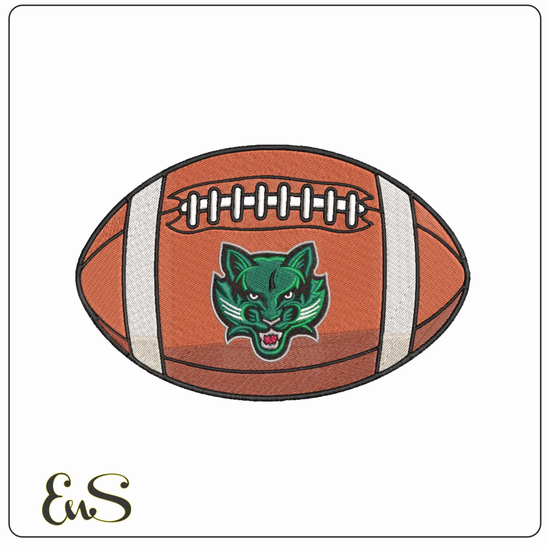 American Football Binghamton Bearcats Alternative University    - Elegant embroidery design file-instant download