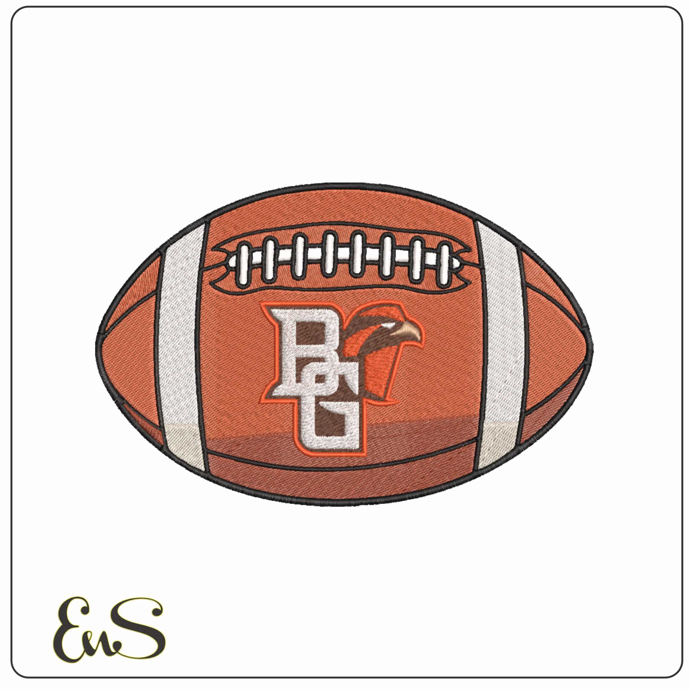American Football Bowling Green Falcons 2007 State University    - Elegant embroidery design file-instant download