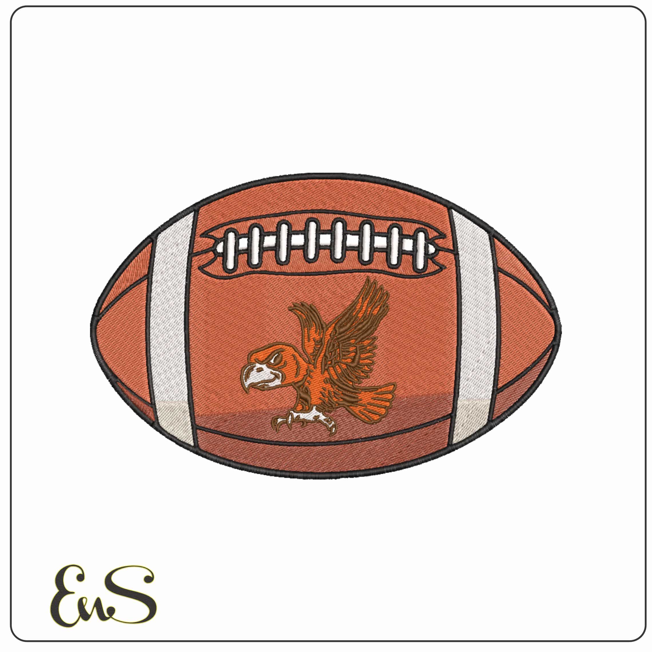 American Football Bowling Green Falcons Mascot 1964 to 1976    - Elegant embroidery design file-instant download