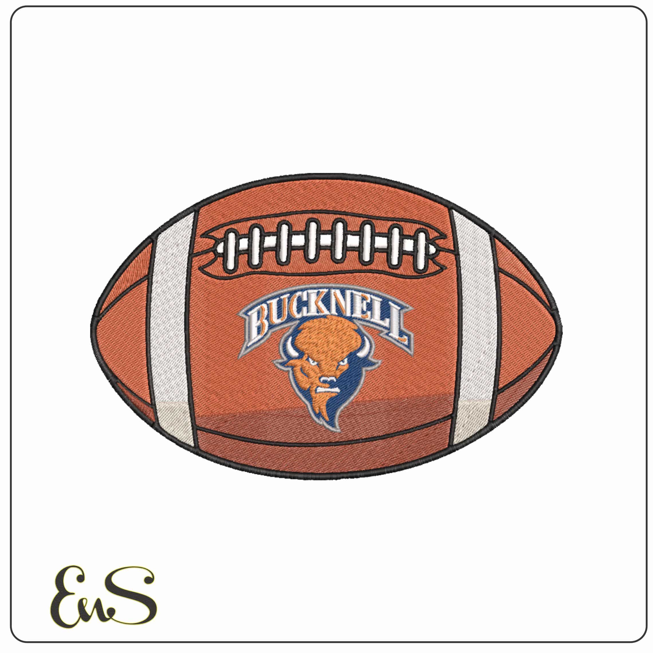 American Football Bucknell Bison Alternate  University    - Elegant embroidery design file-instant download
