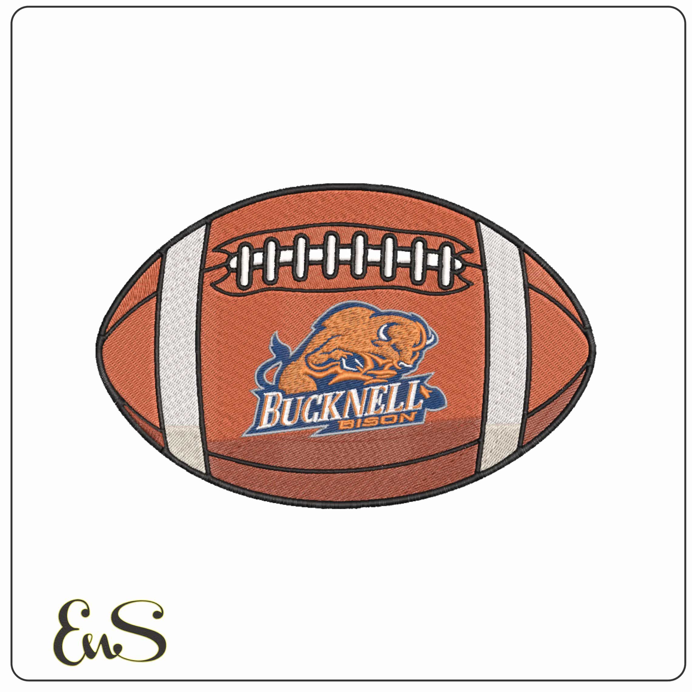 American Football Bucknell Bison 2002  University    - Elegant embroidery design file-instant download