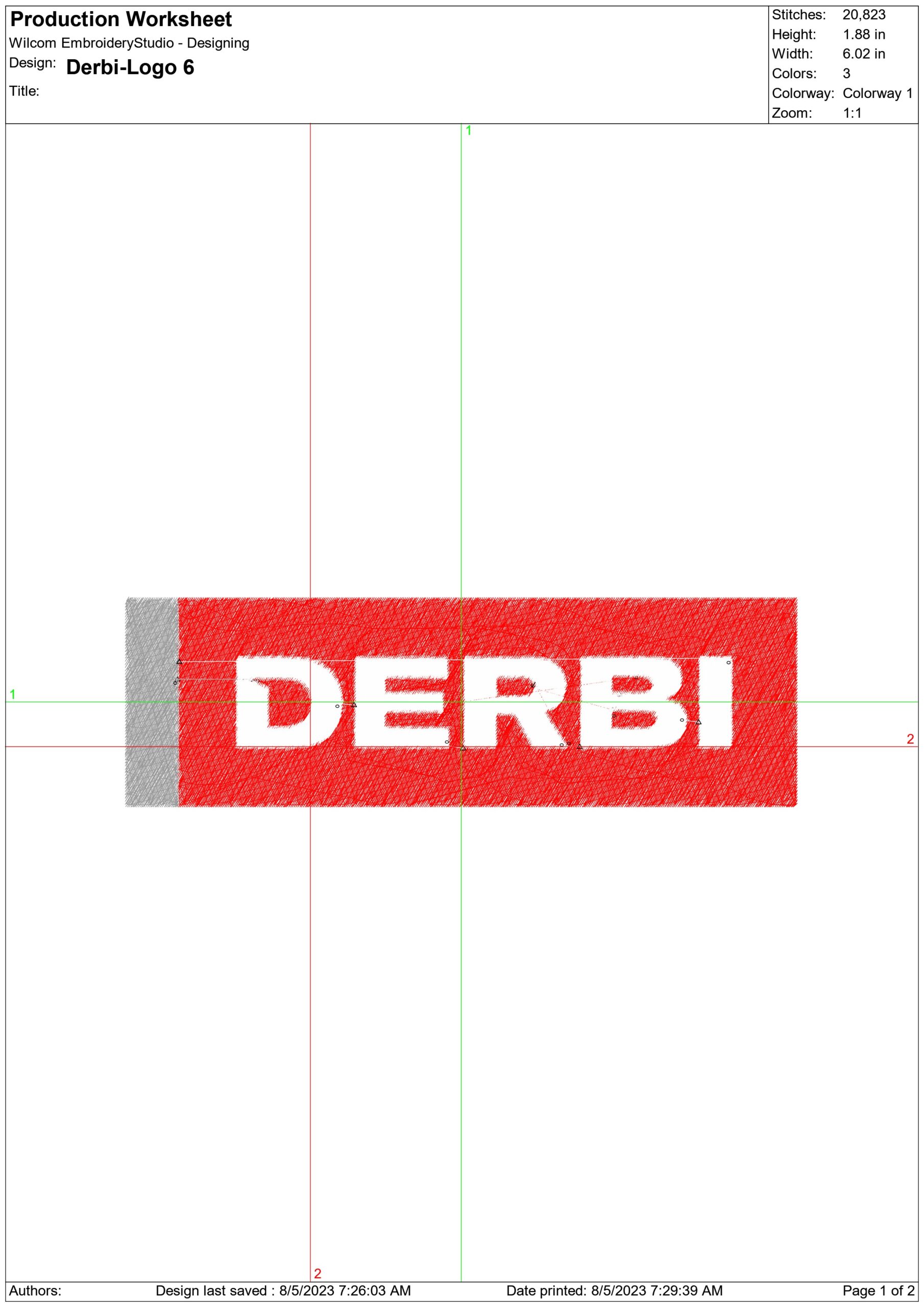 Debri Motorbike Logo embroidery design - Spanish group design machine pattern Bike Company embroidery file instant download in a frame — view 2