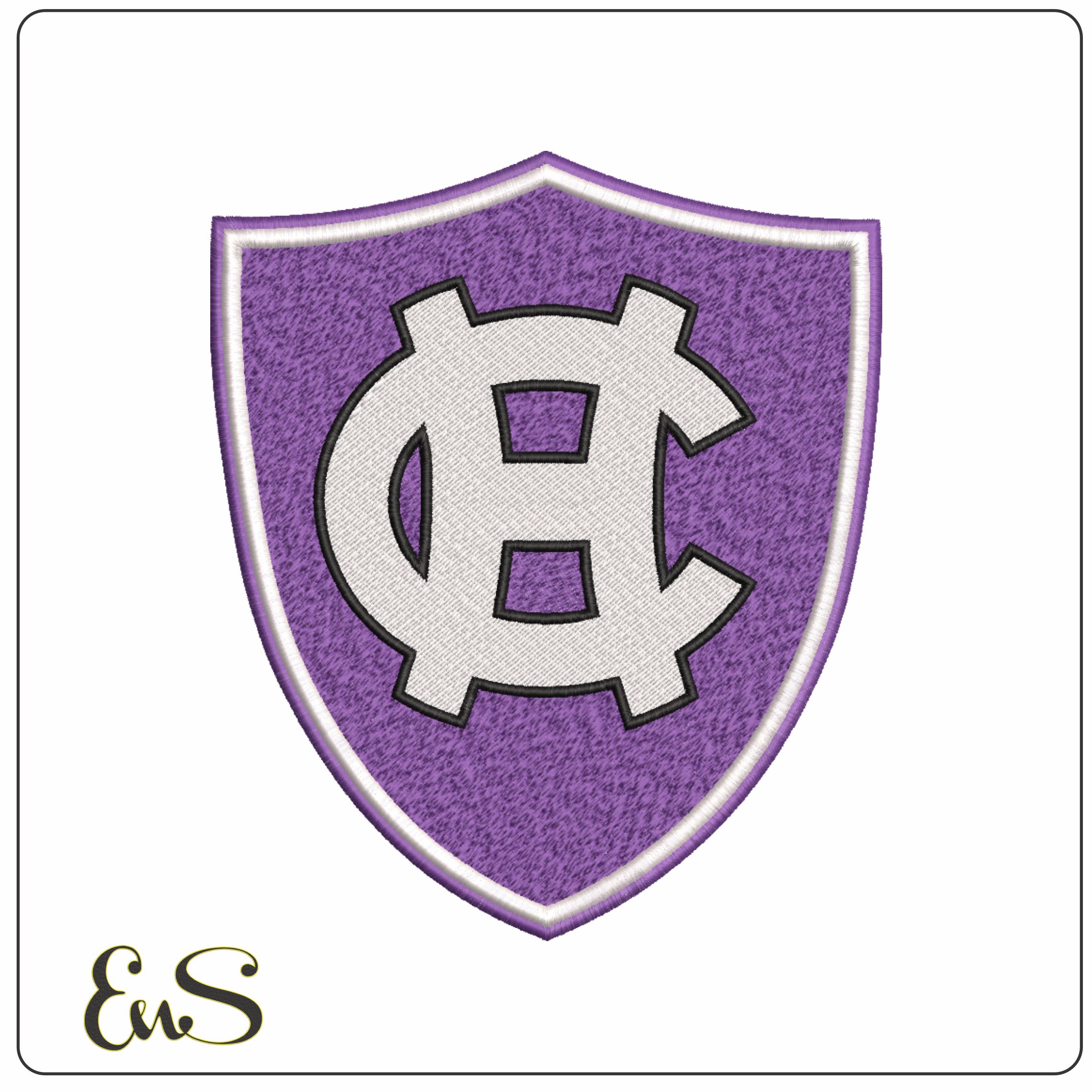 Holy Cross Crusaders 2018 on College - Elegant embroidery design file-instant download