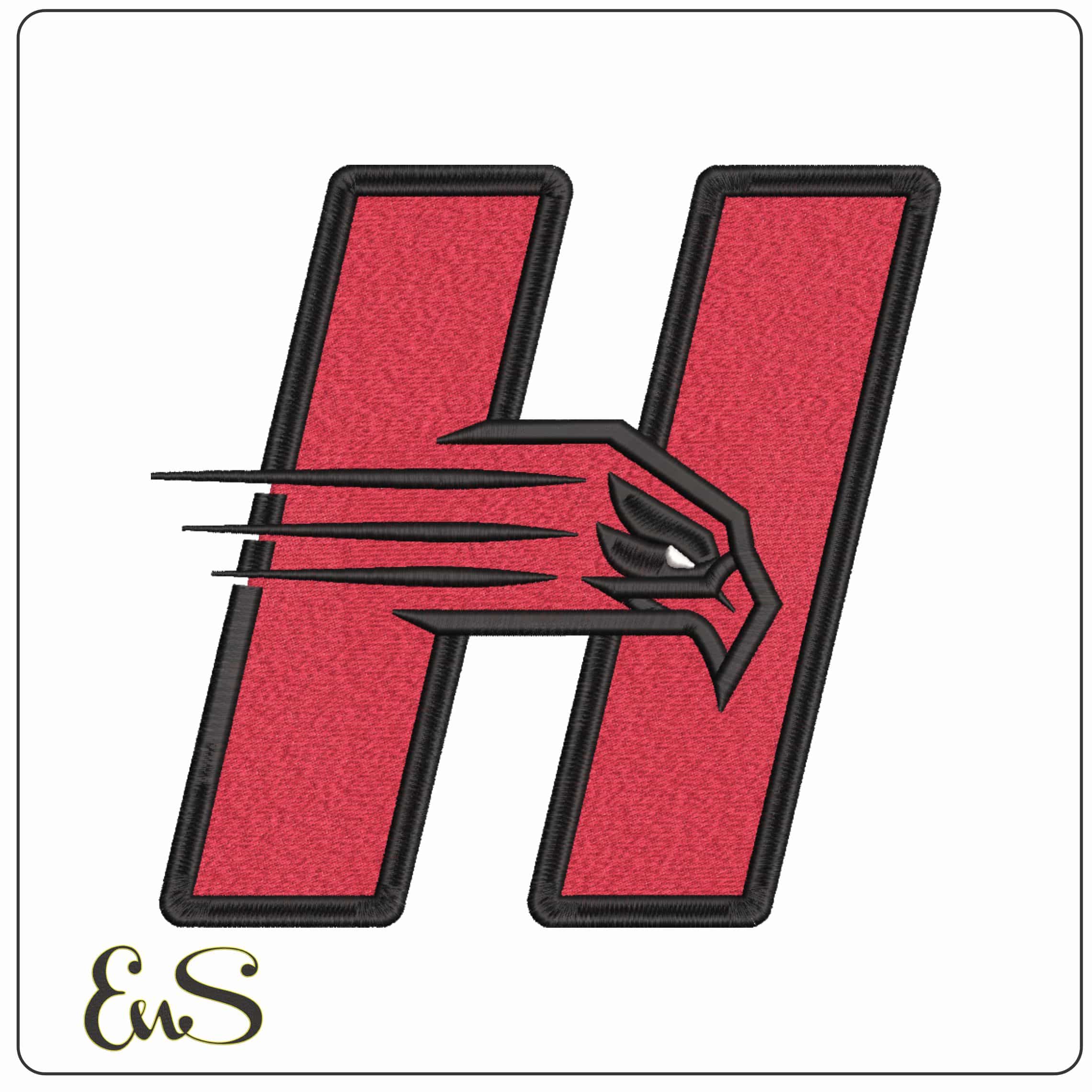Hartford Hawks 2015 on University of Hartford College - Elegant embroidery design file-instant download