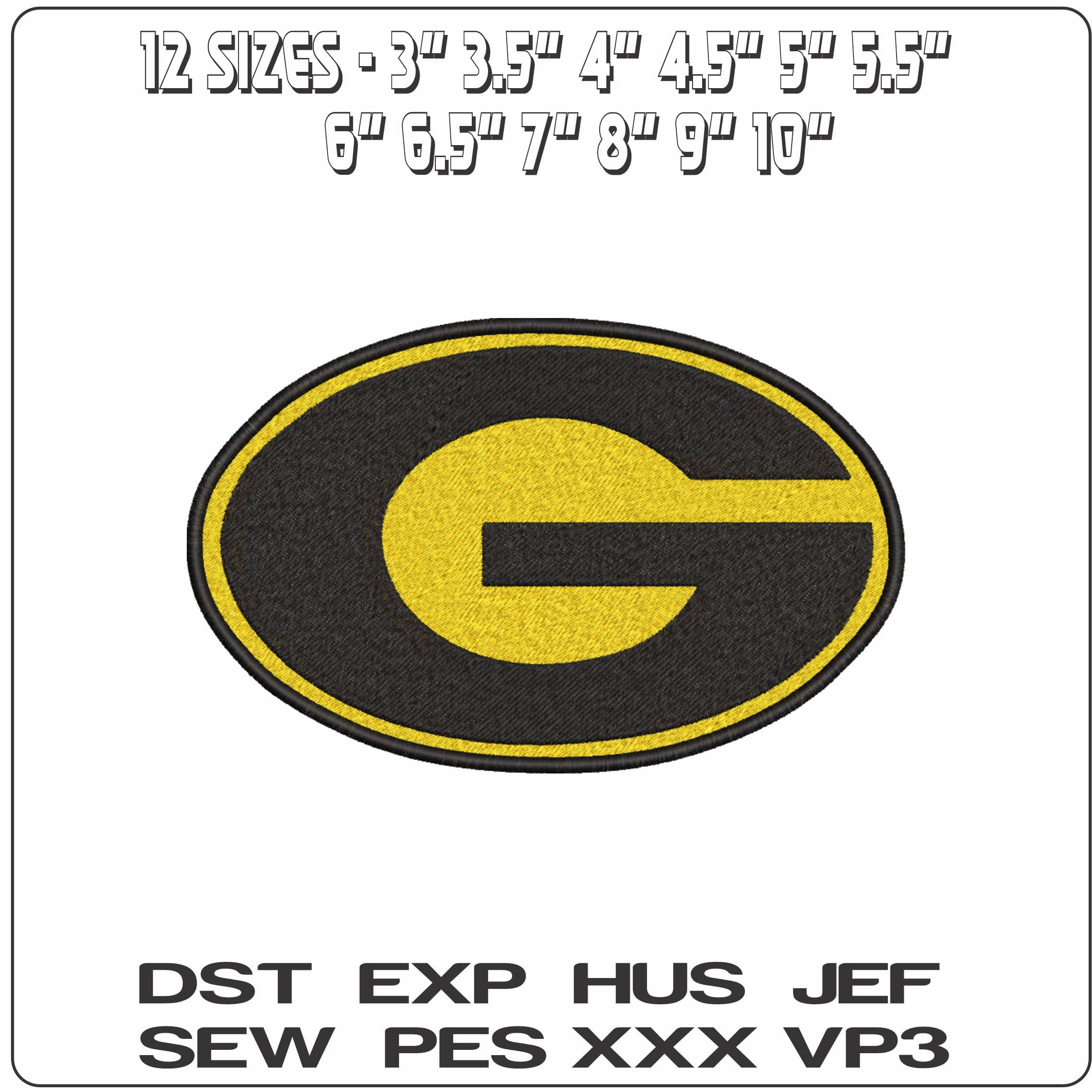 Grambling State Tigers 1997 On Grambling State University - Elegant embroidery design file-instant download — view 2