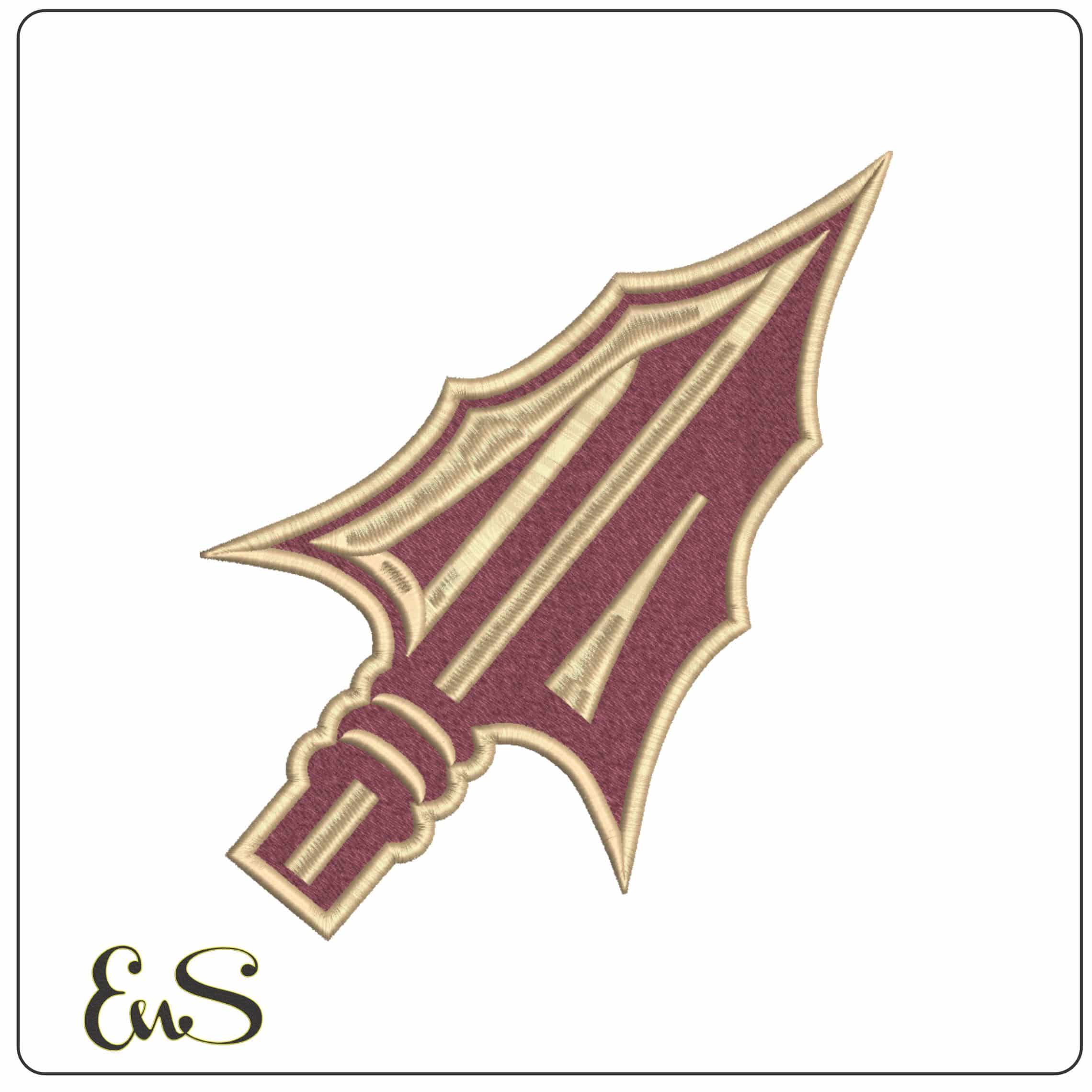 Florida State Seminoles Alternative Florida State University  - Elegant embroidery design file-instant download