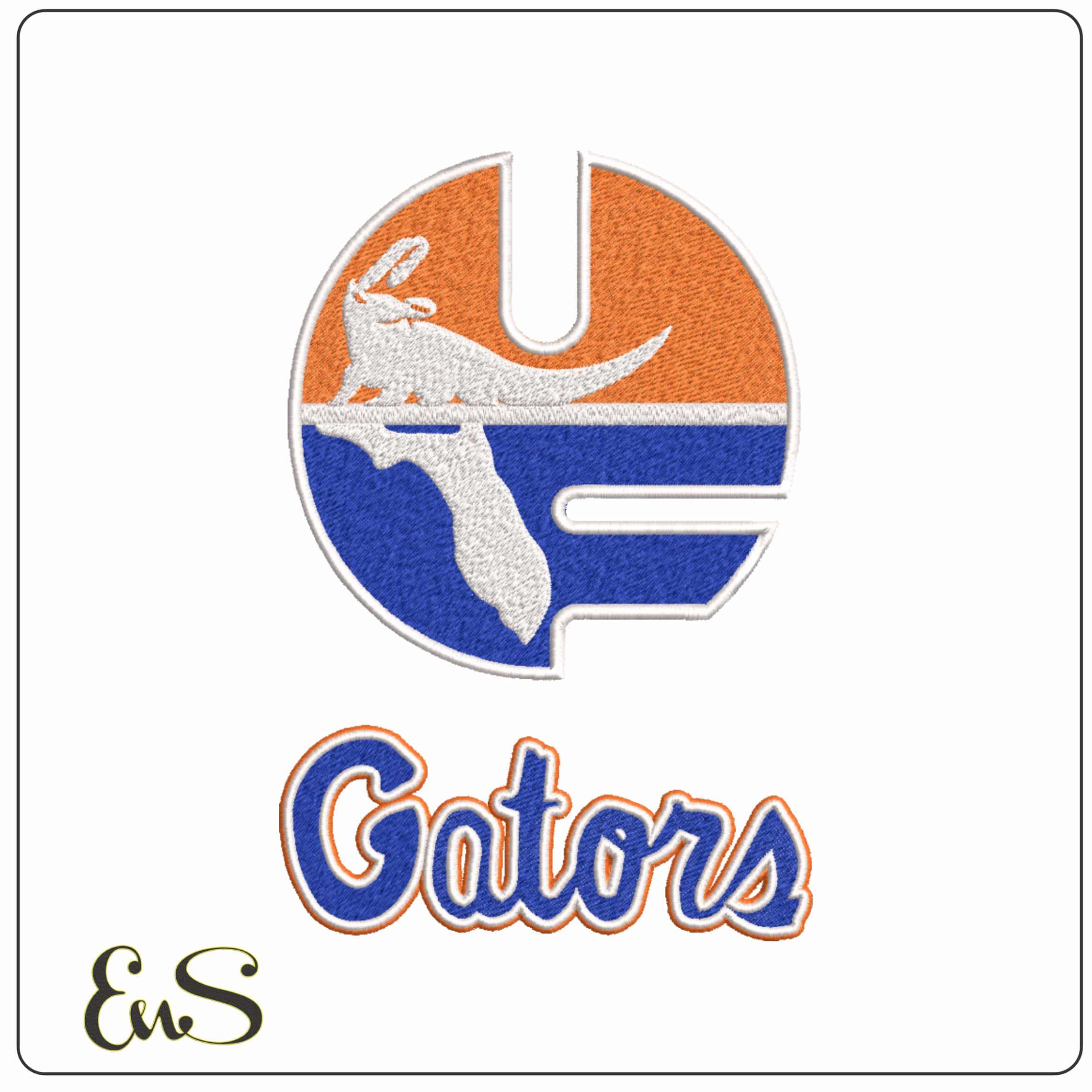 Florida Gators Alternative Logo University of Florida  - Elegant embroidery design file-instant download
