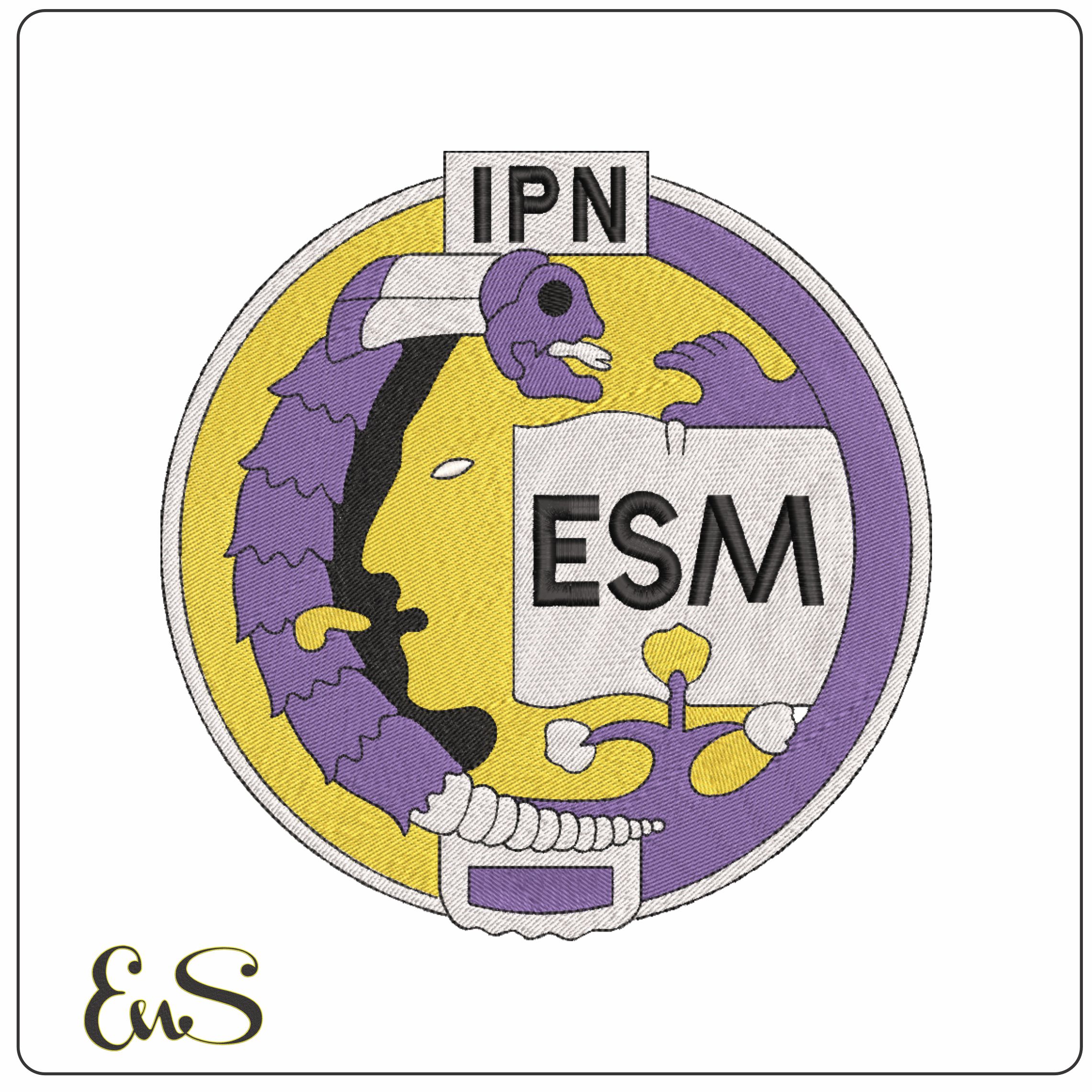 ESM Brand  - Elegant embroidery design file-instant download