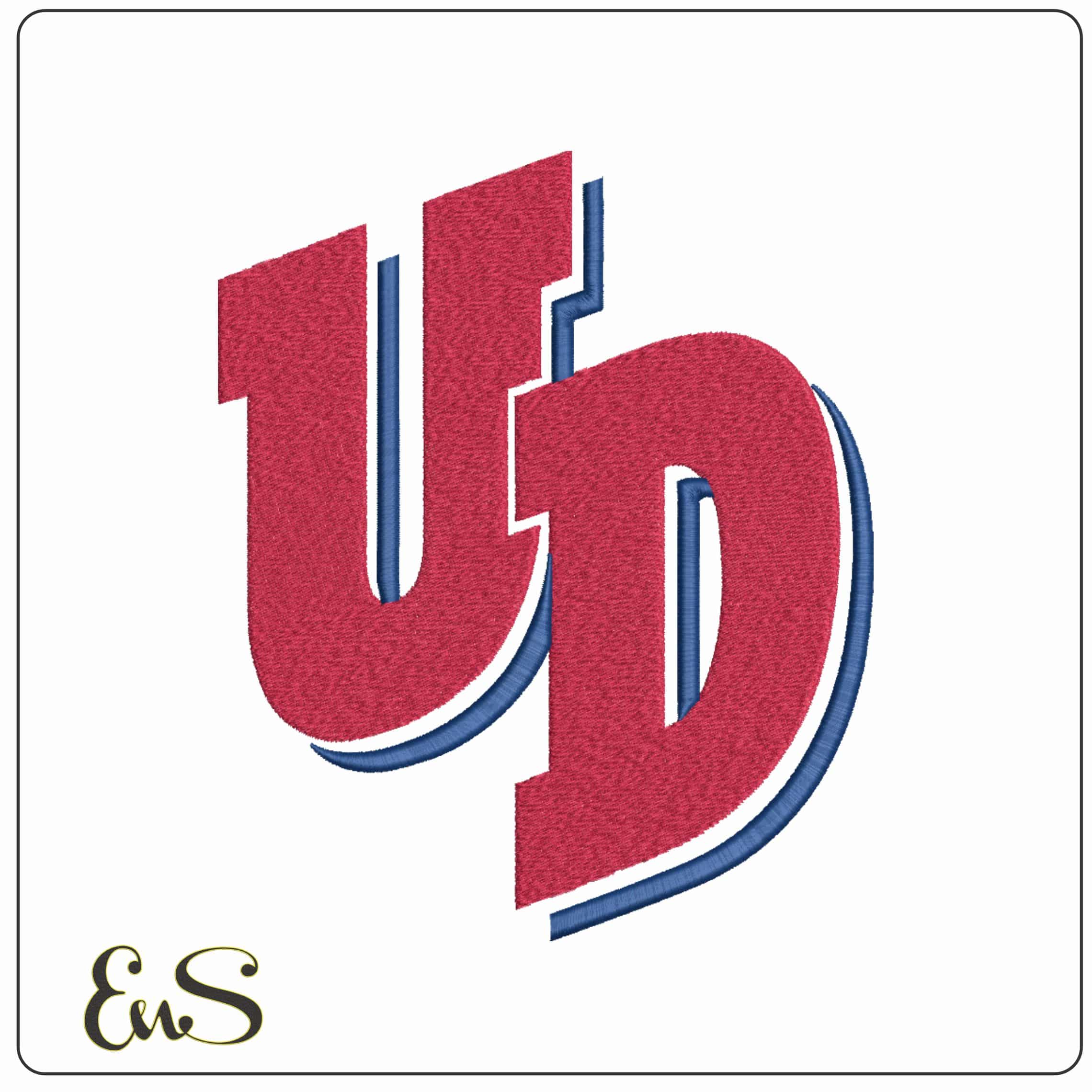 Dayton Flyers Alternative University of Dayton College  - Elegant embroidery design file-instant download