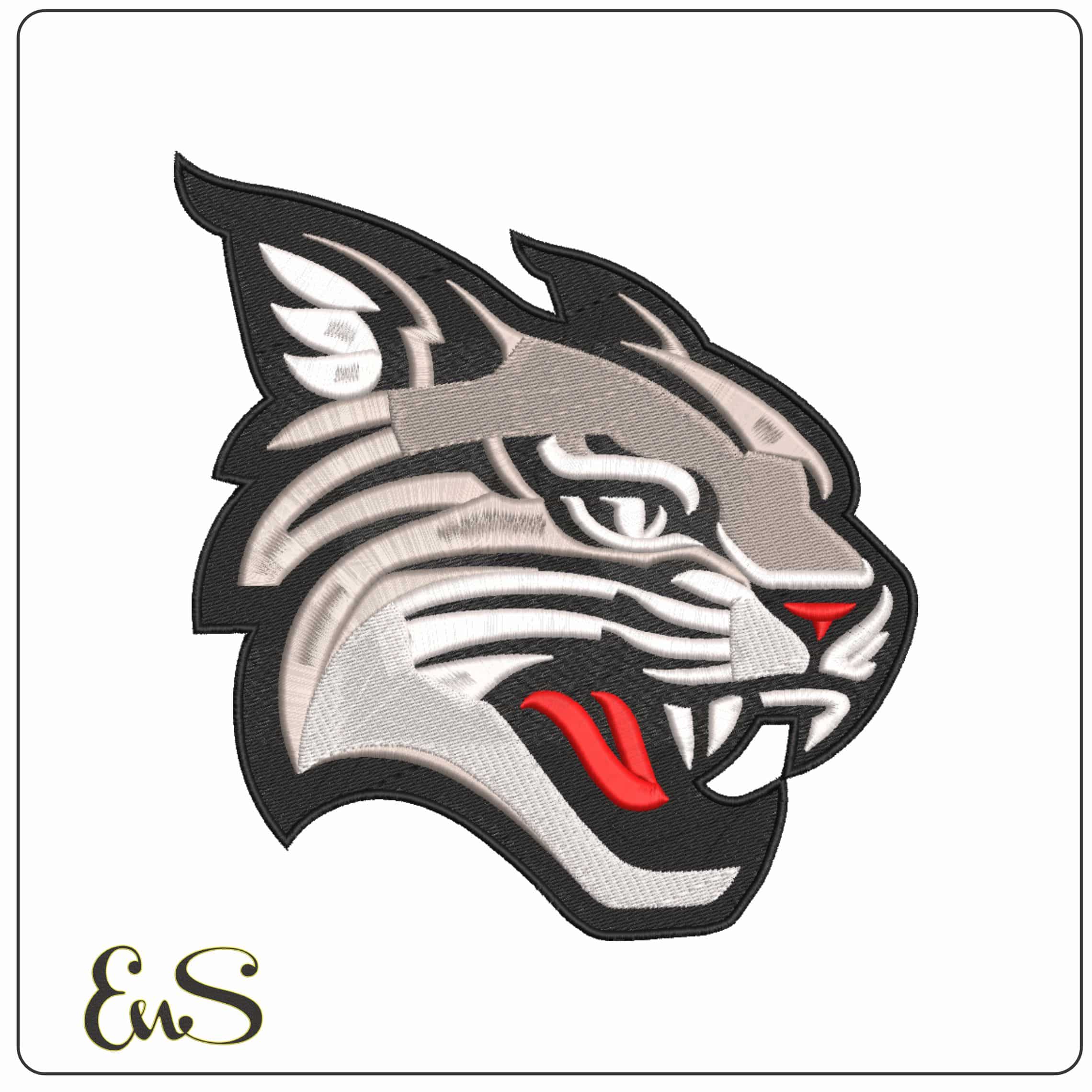 Davidson Wildcats Alternative Davidson College  - Elegant embroidery design file-instant download