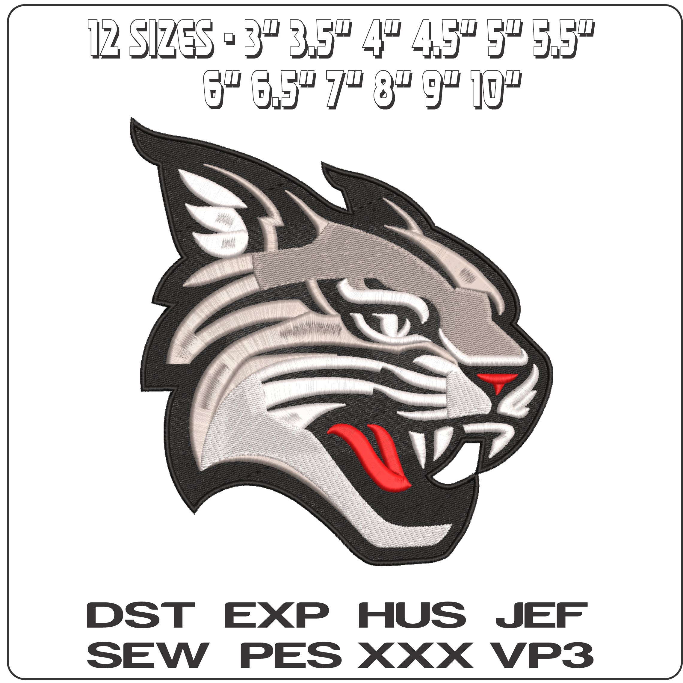 Davidson Wildcats 2023 on Davidson College  - Elegant embroidery design file-instant download — view 2