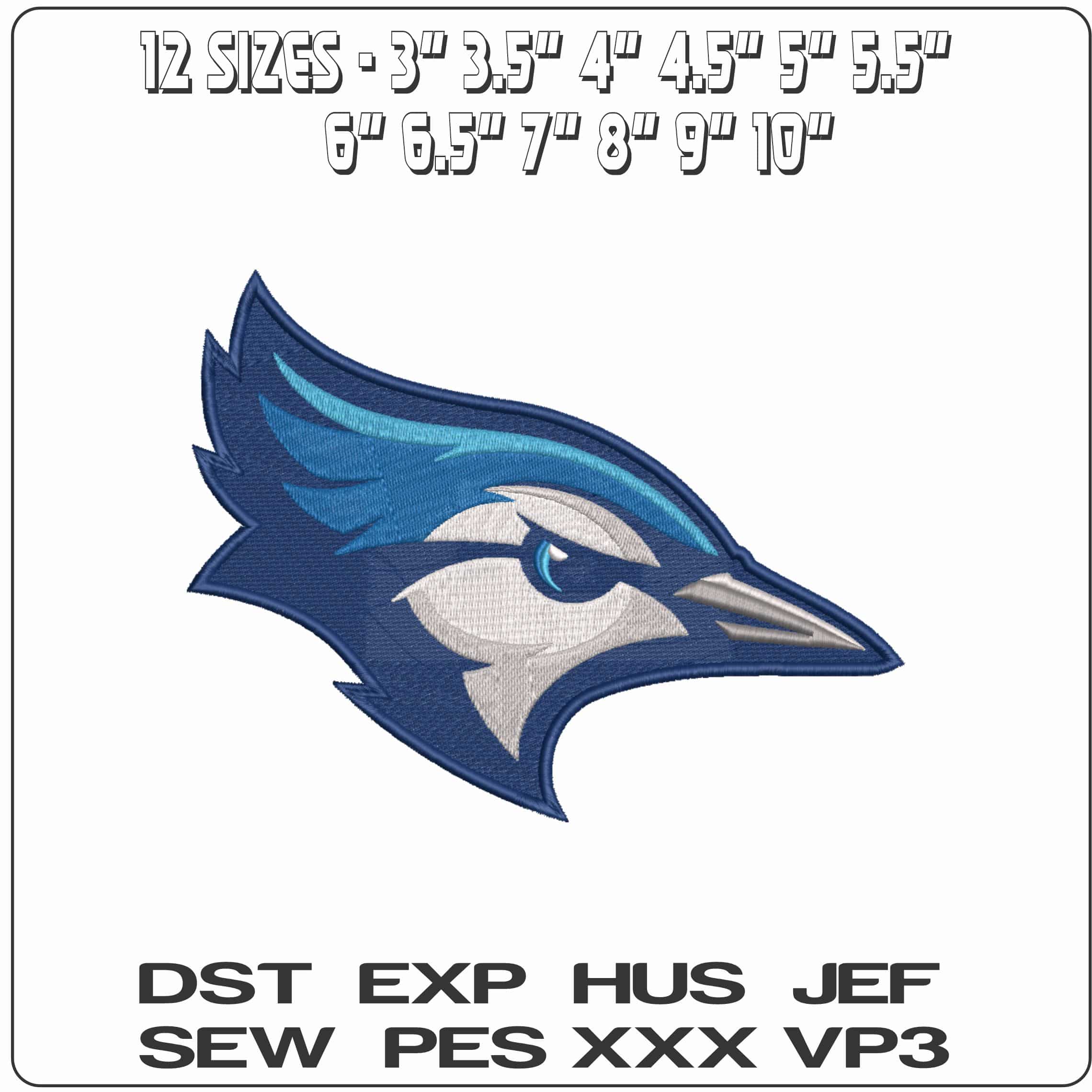 Creighton Bluejays Alternative Creighton University  - Elegant embroidery design file-instant download — view 2