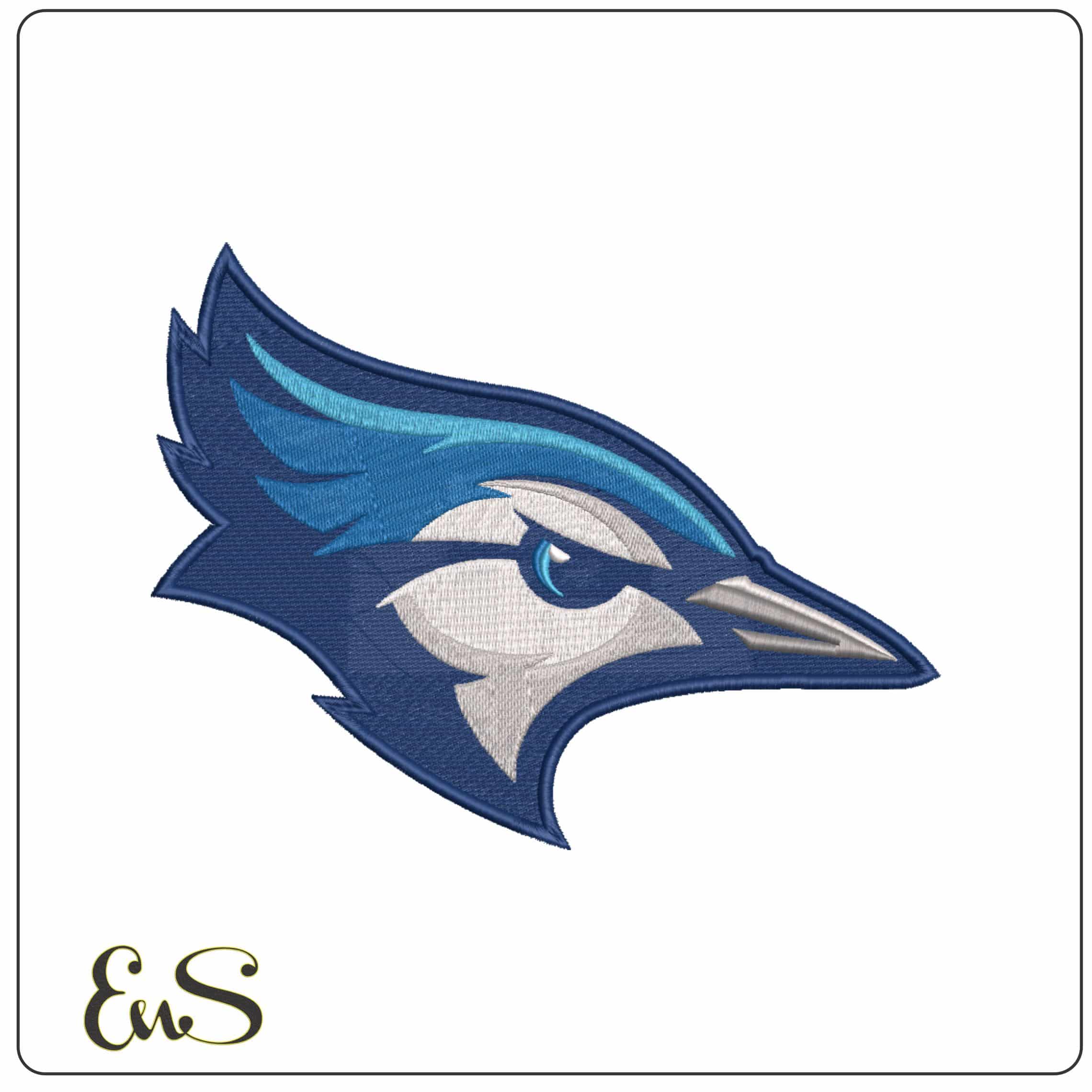 Creighton Bluejays Alternative Creighton University  - Elegant embroidery design file-instant download