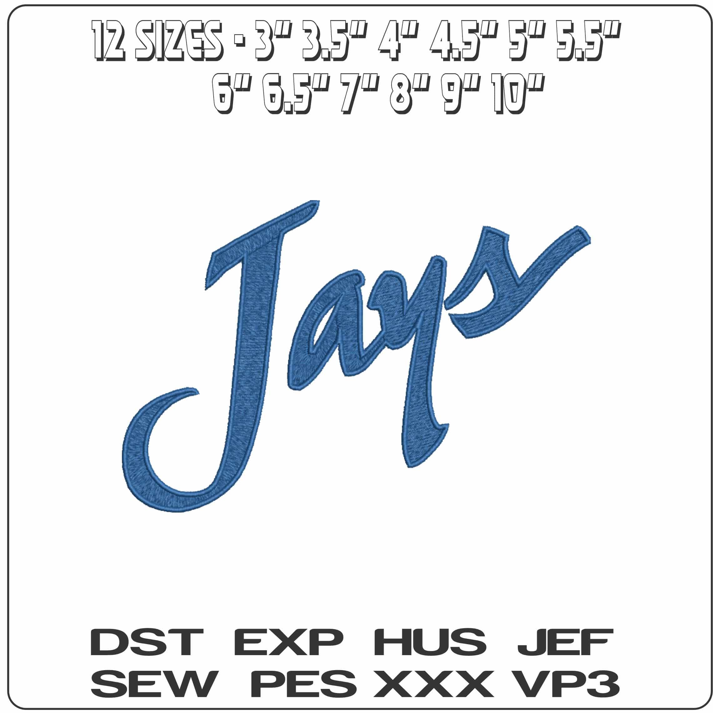 Creighton Bluejays 1999 2012 Creighton University  - Elegant embroidery design file-instant download — view 2