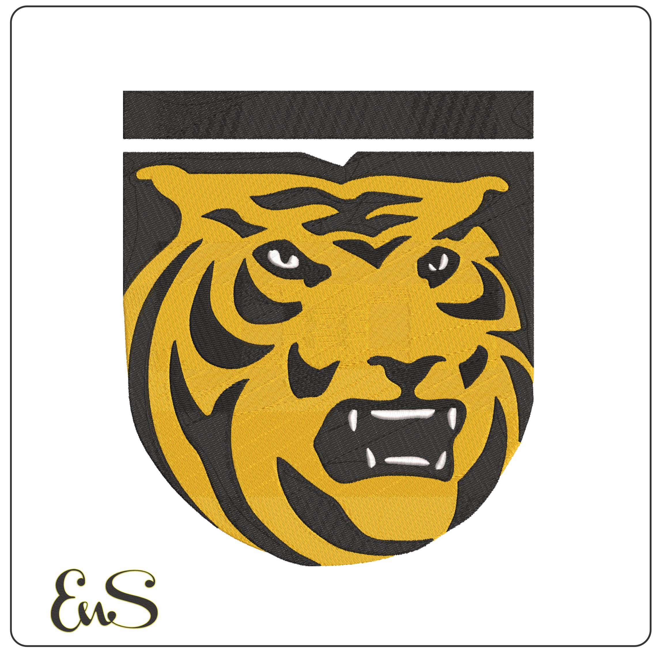 Colorado College Tigers 1978 to 2019 Colorado College  - Elegant embroidery design file-instant download