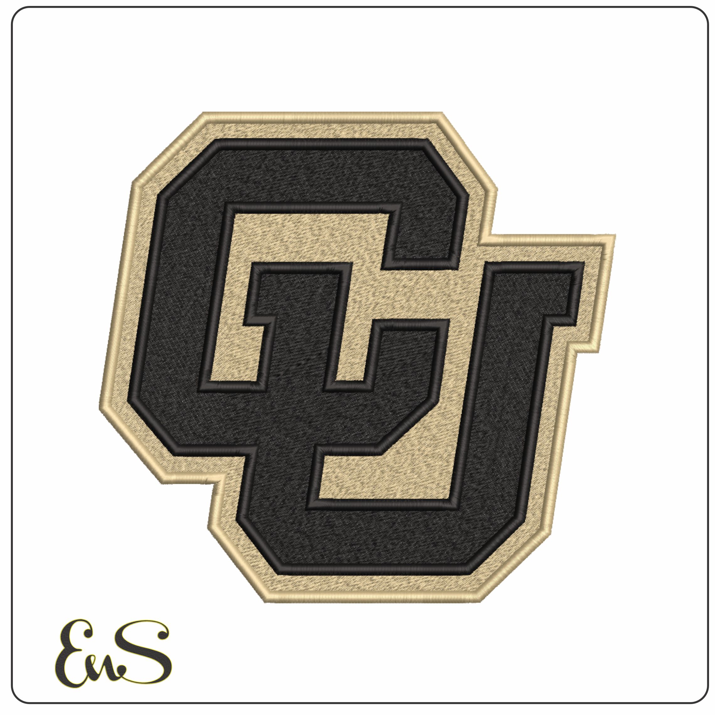 Colorado Buffaloes Alternative University of Colorado College  - Elegant embroidery design file-instant download