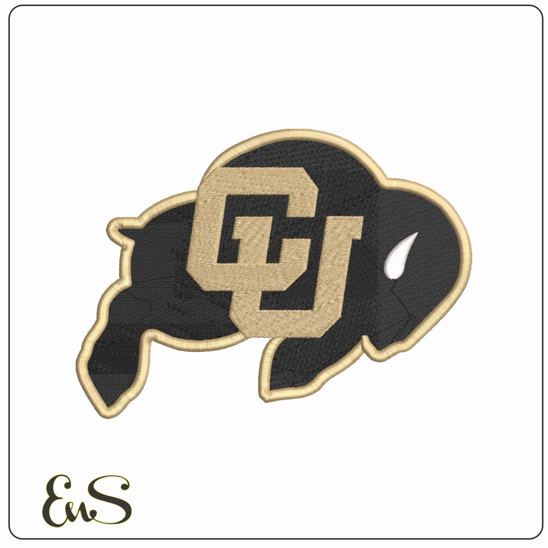 Colorado Buffaloes 1981 to University of Colorado  - Elegant embroidery design file-instant download
