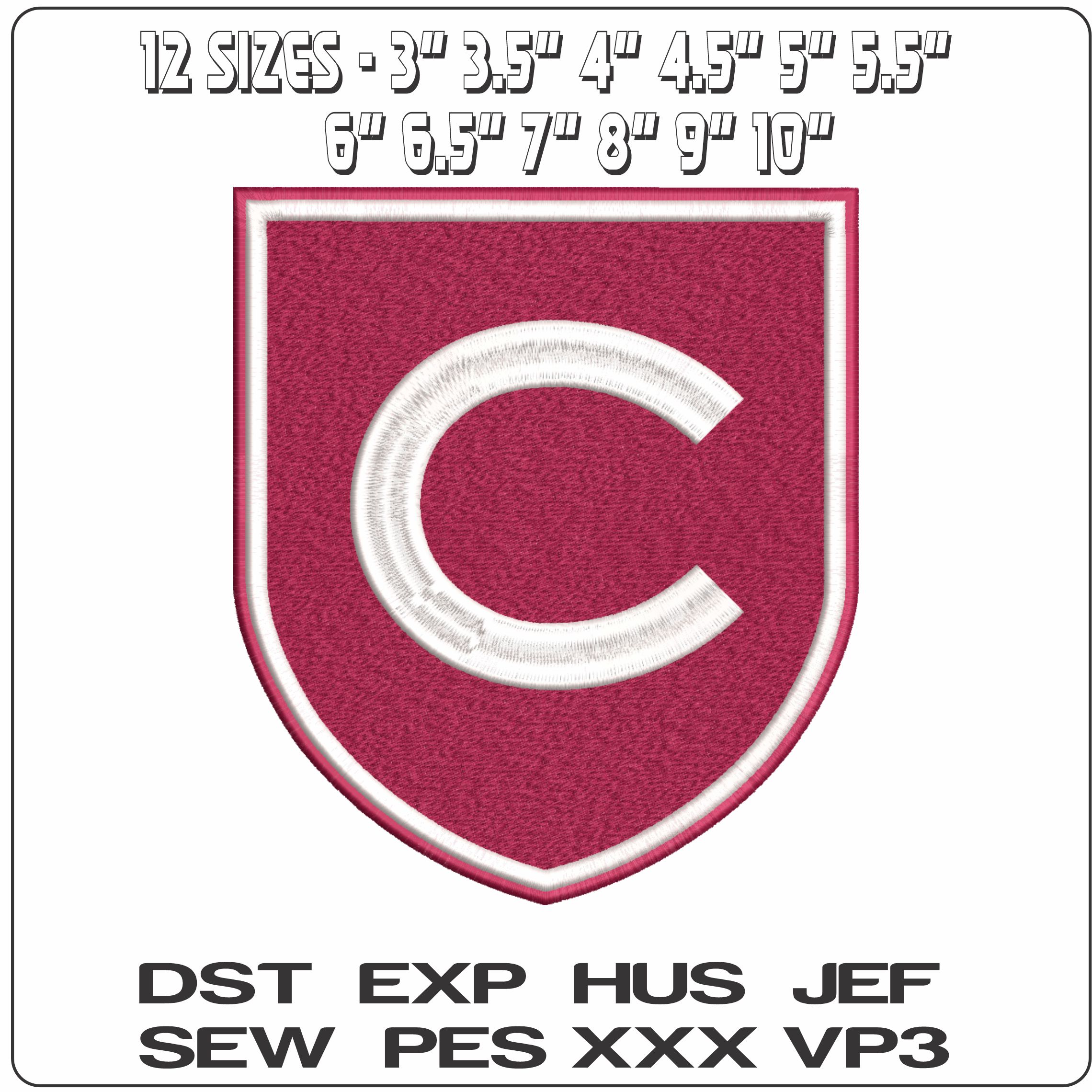 Colgate Raider Alternative Colgate University College  - Elegant embroidery design file-instant download — view 2