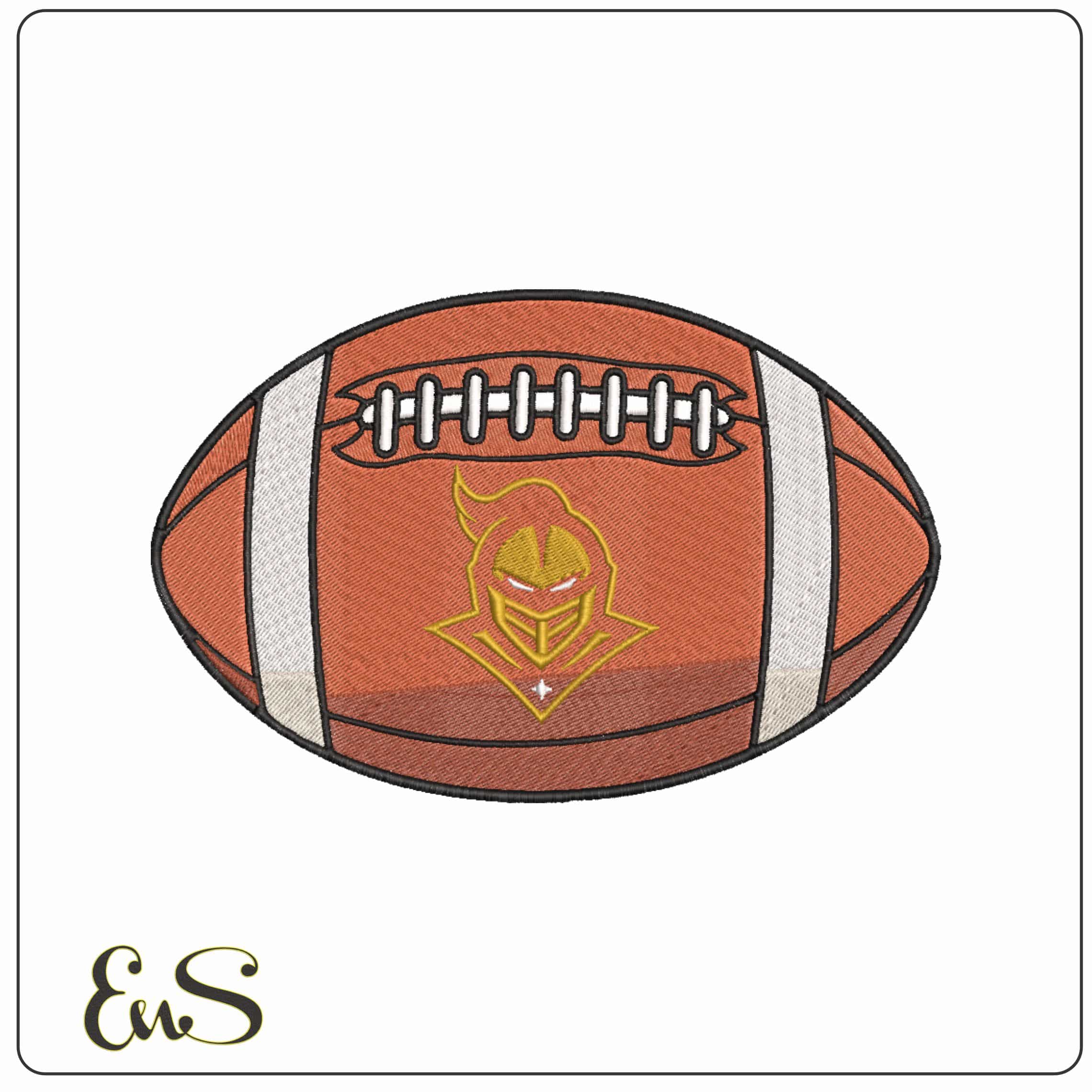 American Football Central Florida Knights Knightro Mask University     - Elegant embroidery design file-instant download