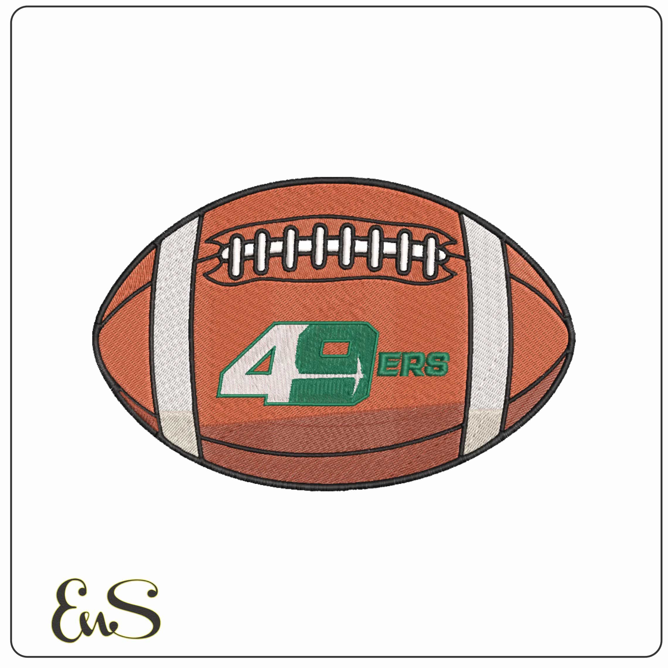 American Football Charlotte 49ers Alternative University       - Elegant embroidery design file-instant download