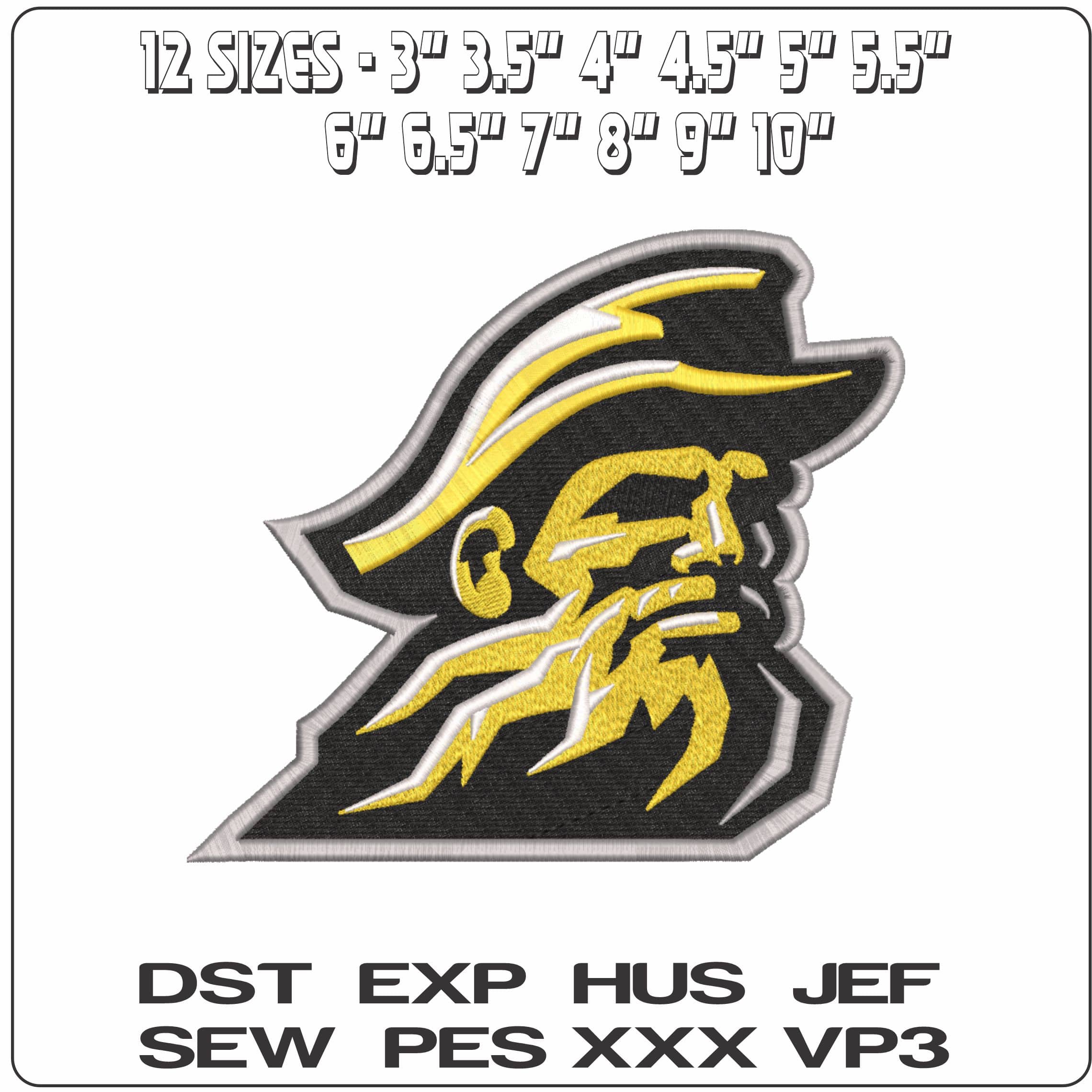 Appalachian State Mountaineerd 2009 2012  State University    - Elegant embroidery design file-instant download — view 2