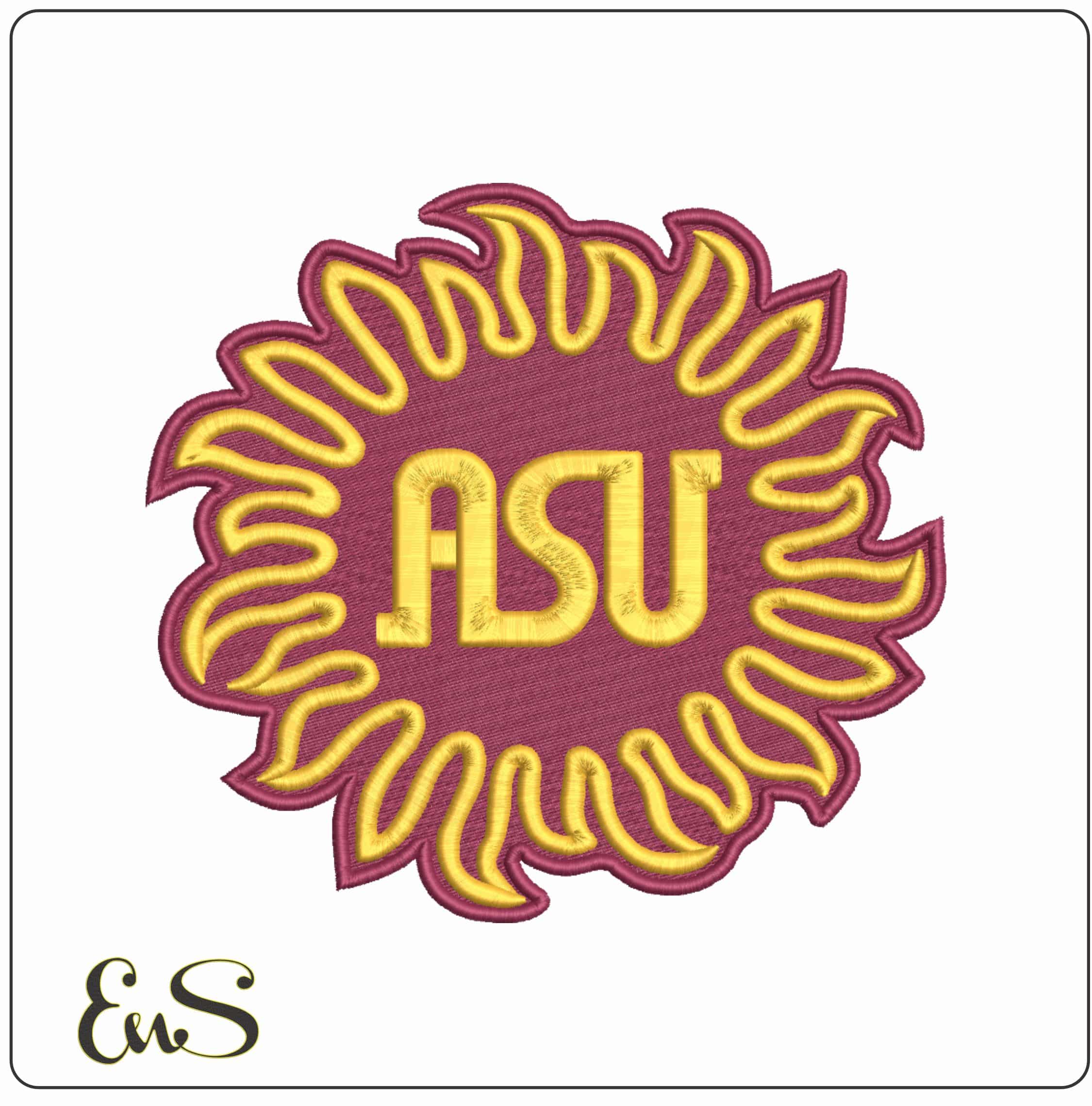 Arizona State Sun Devils Alternative  University    - Elegant embroidery design file-instant download