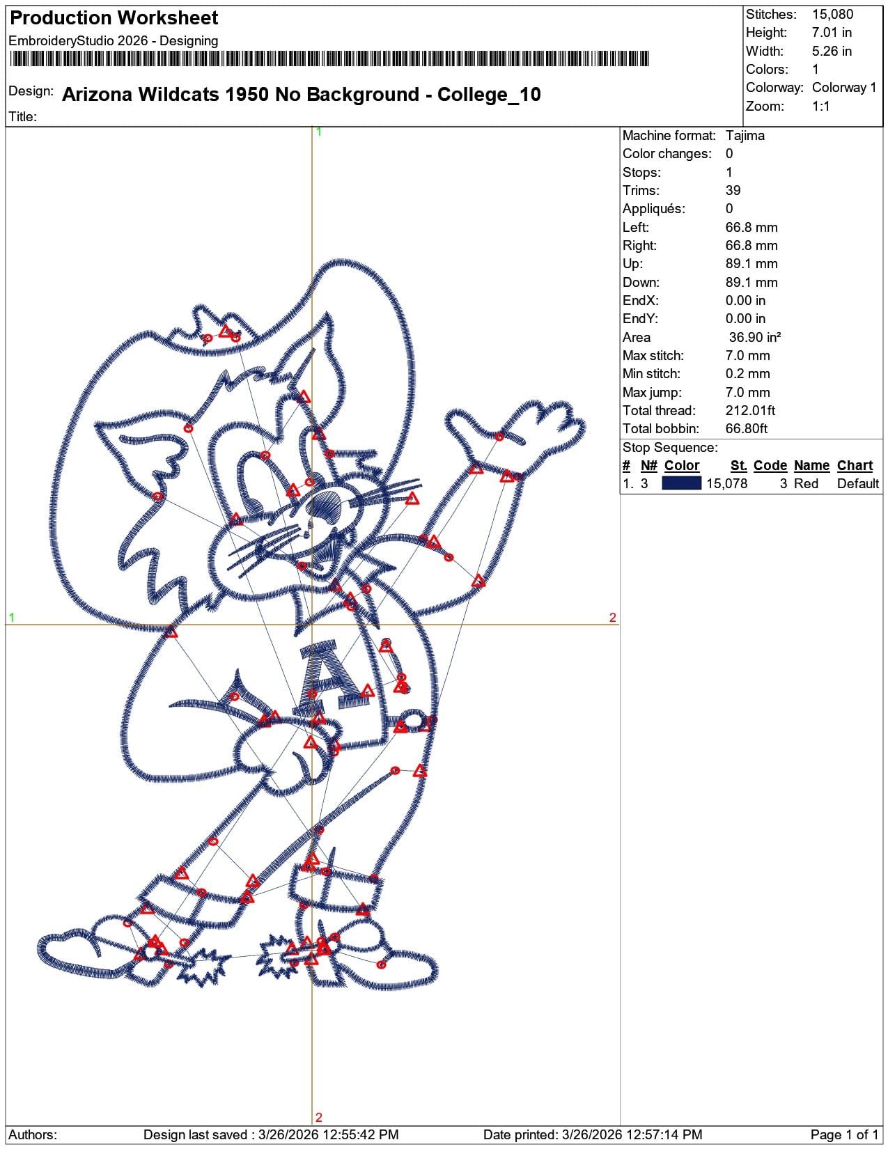 Arizona Wildcats 1950 No Background College    - Elegant embroidery design file-instant download — view 3