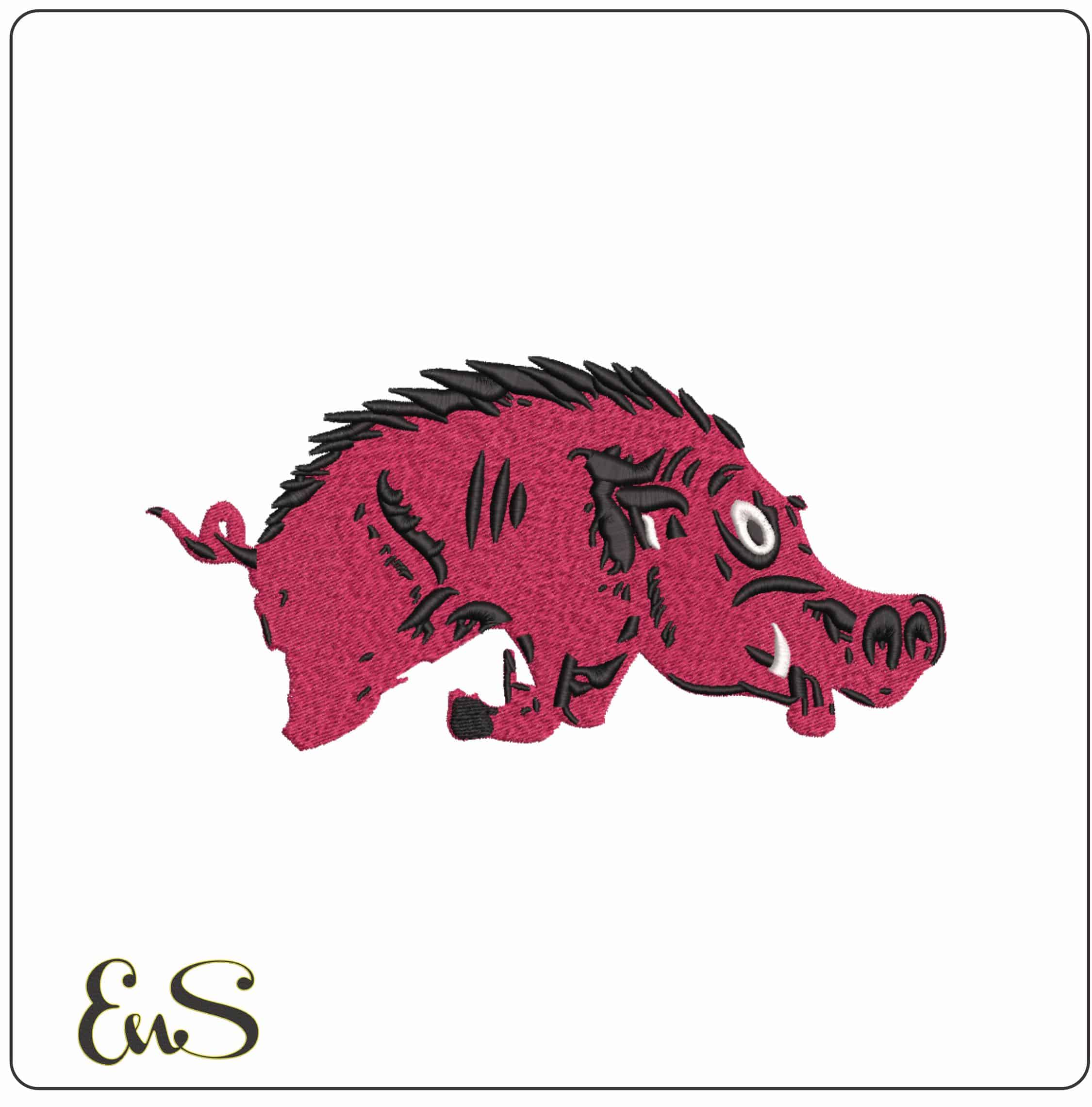 Arkansas Razorbacks 1931 University of Arkanasas    - Elegant embroidery design file-instant download