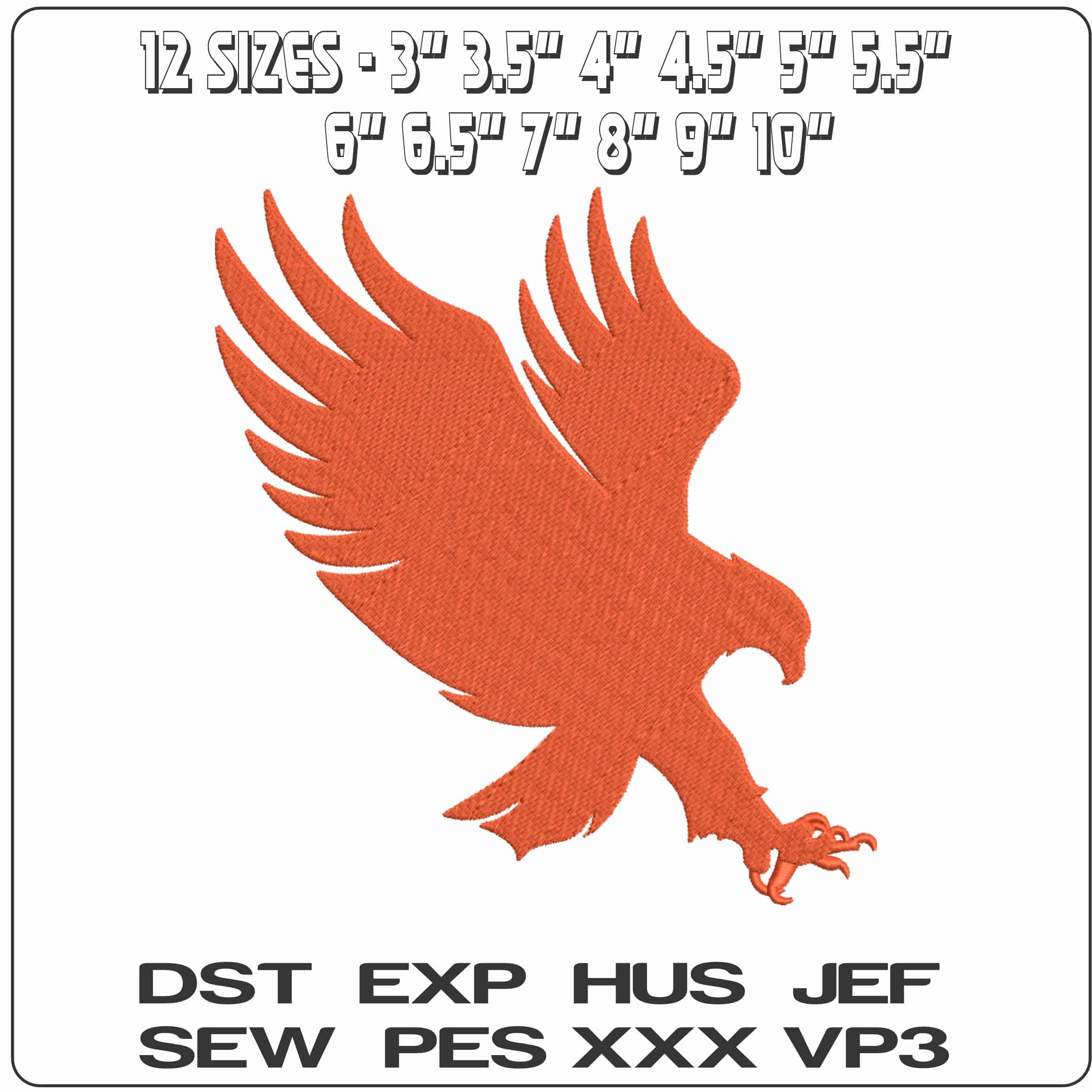 Auburn Tigers Eagle Alternative Auburn University College    - Elegant embroidery design file-instant download — view 2