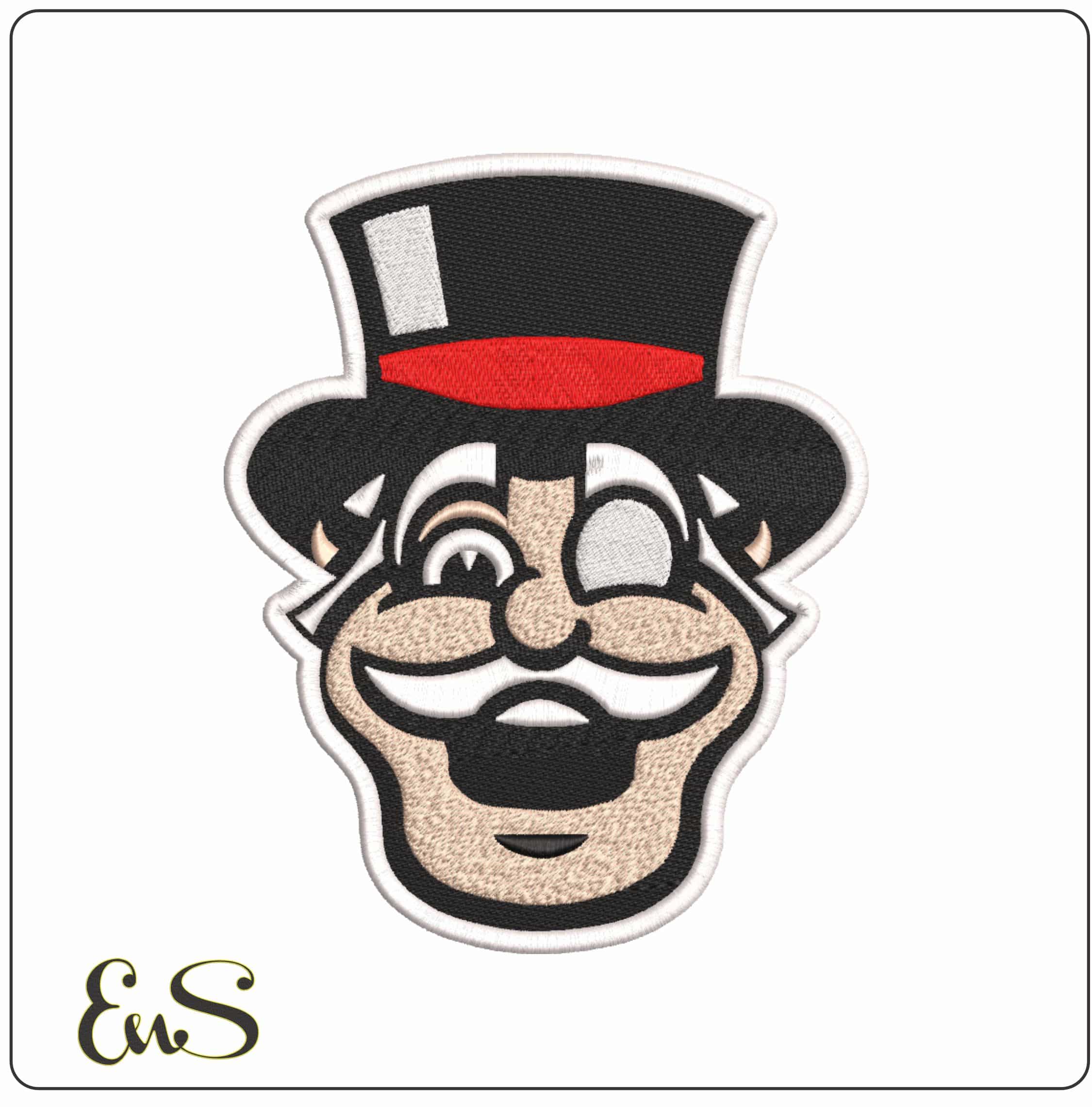 Austin Peay Governors Mascot College    - Elegant embroidery design file-instant download