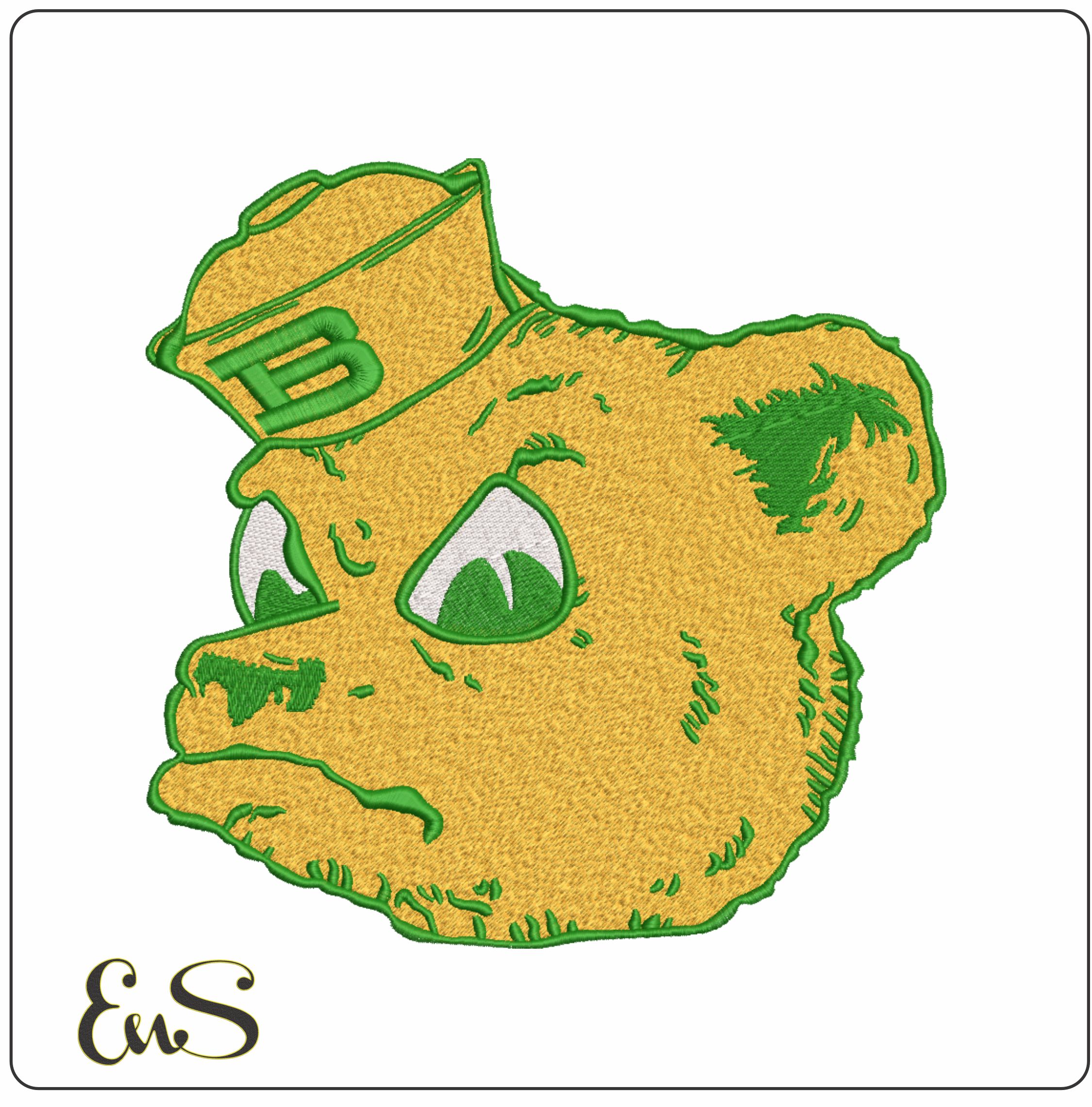 Baylor Bears 1969 to1997 Baylor University    - Elegant embroidery design file-instant download