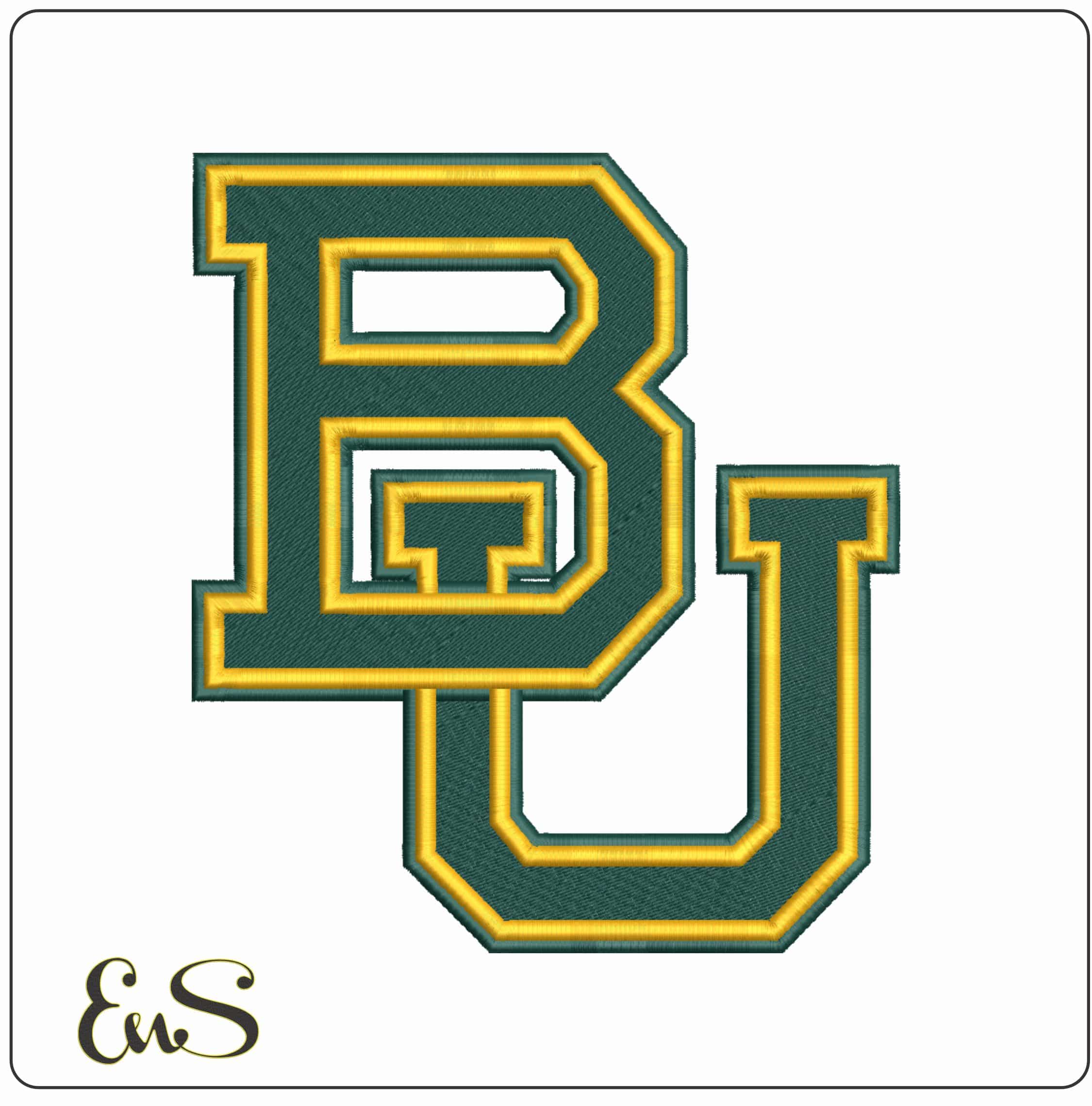 Baylor Bears 2005 2019 Baylor University    - Elegant embroidery design file-instant download