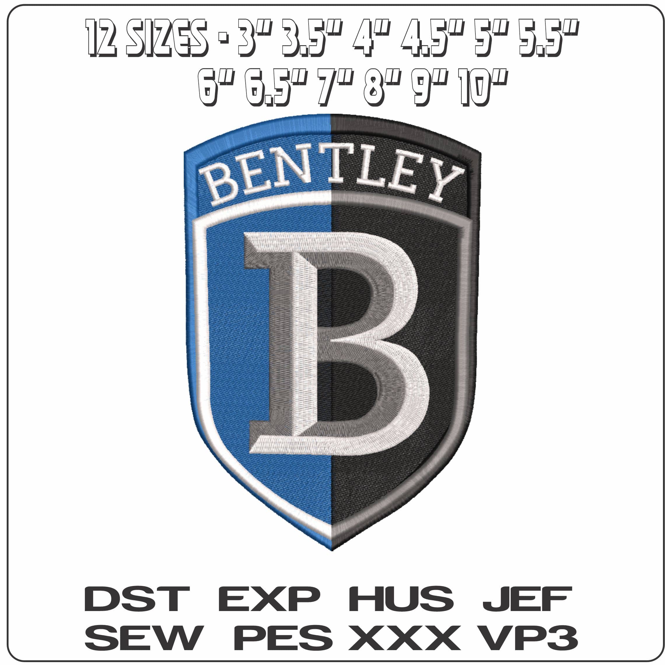 Bentley Falcons 2013 on with Name Bentley University    - Elegant embroidery design file-instant download — view 2