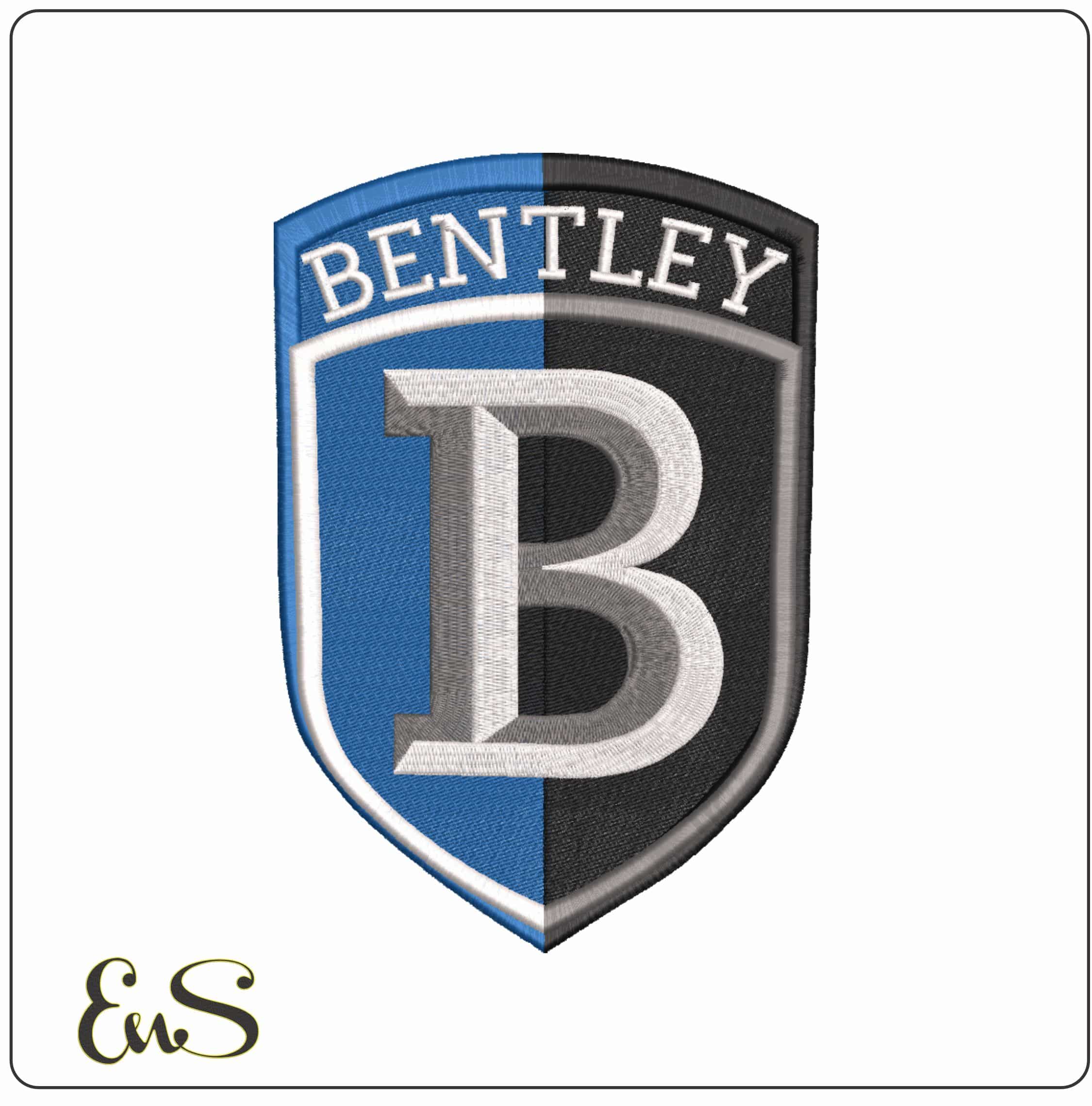 Bentley Falcons 2013 on with Name Bentley University    - Elegant embroidery design file-instant download