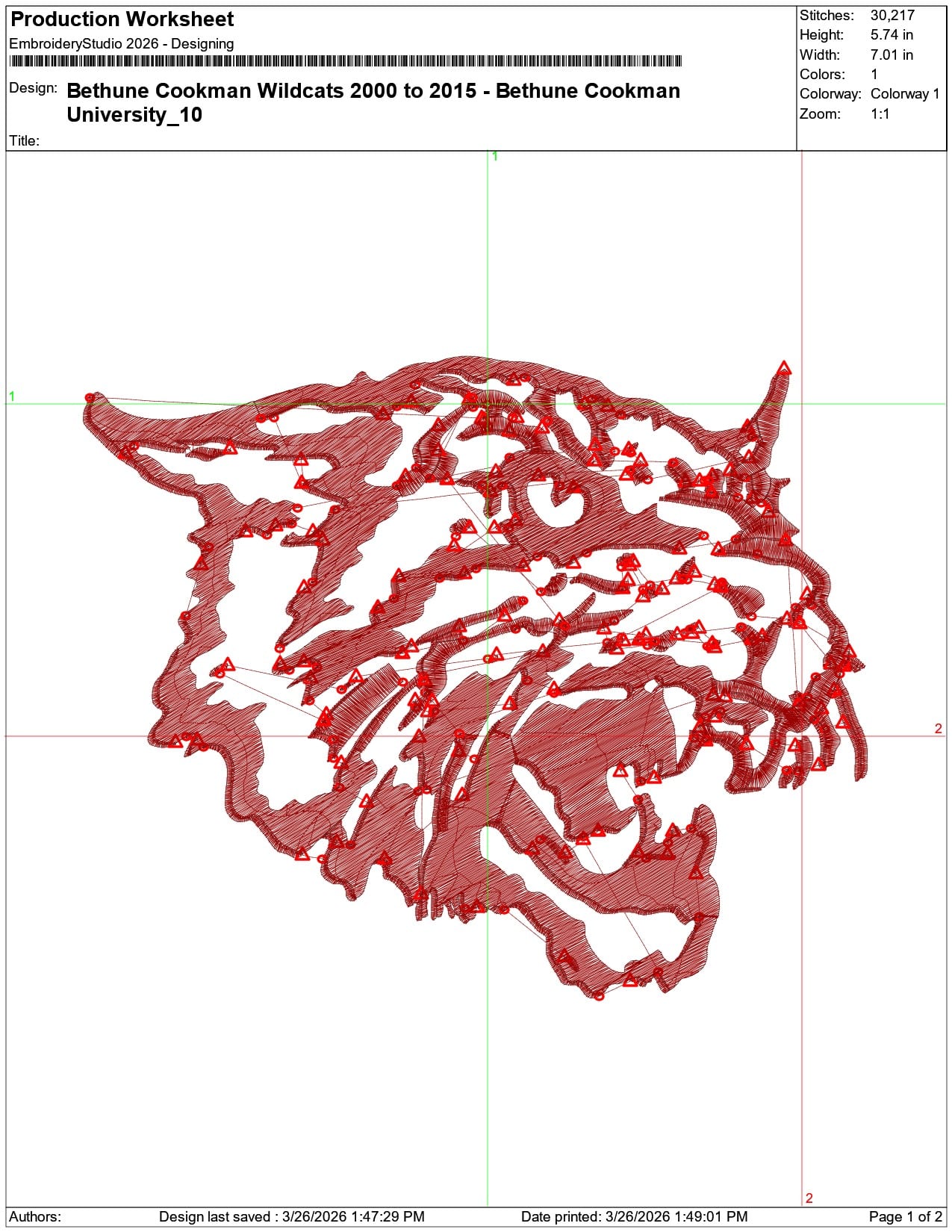 Bethune Cookman Wildcats 2000 to 2015  University    - Elegant embroidery design file-instant download — view 3