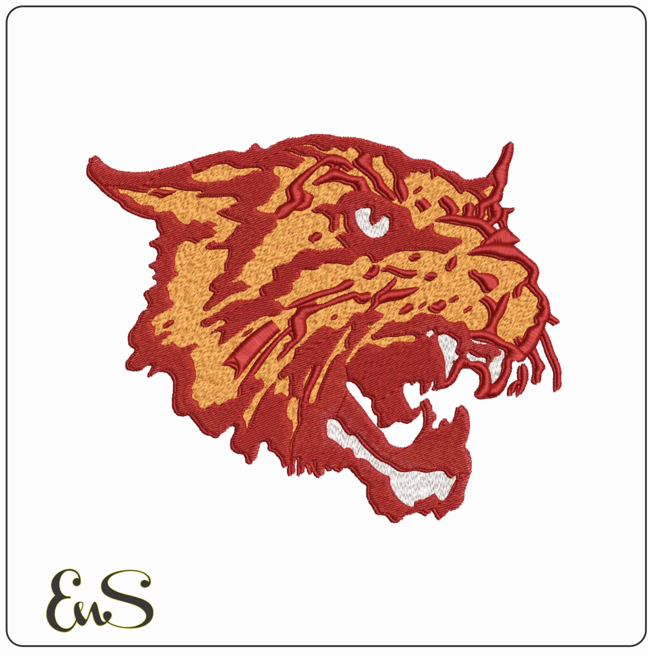 Bethune Cookman Wildcats Alternative  University    - Elegant embroidery design file-instant download