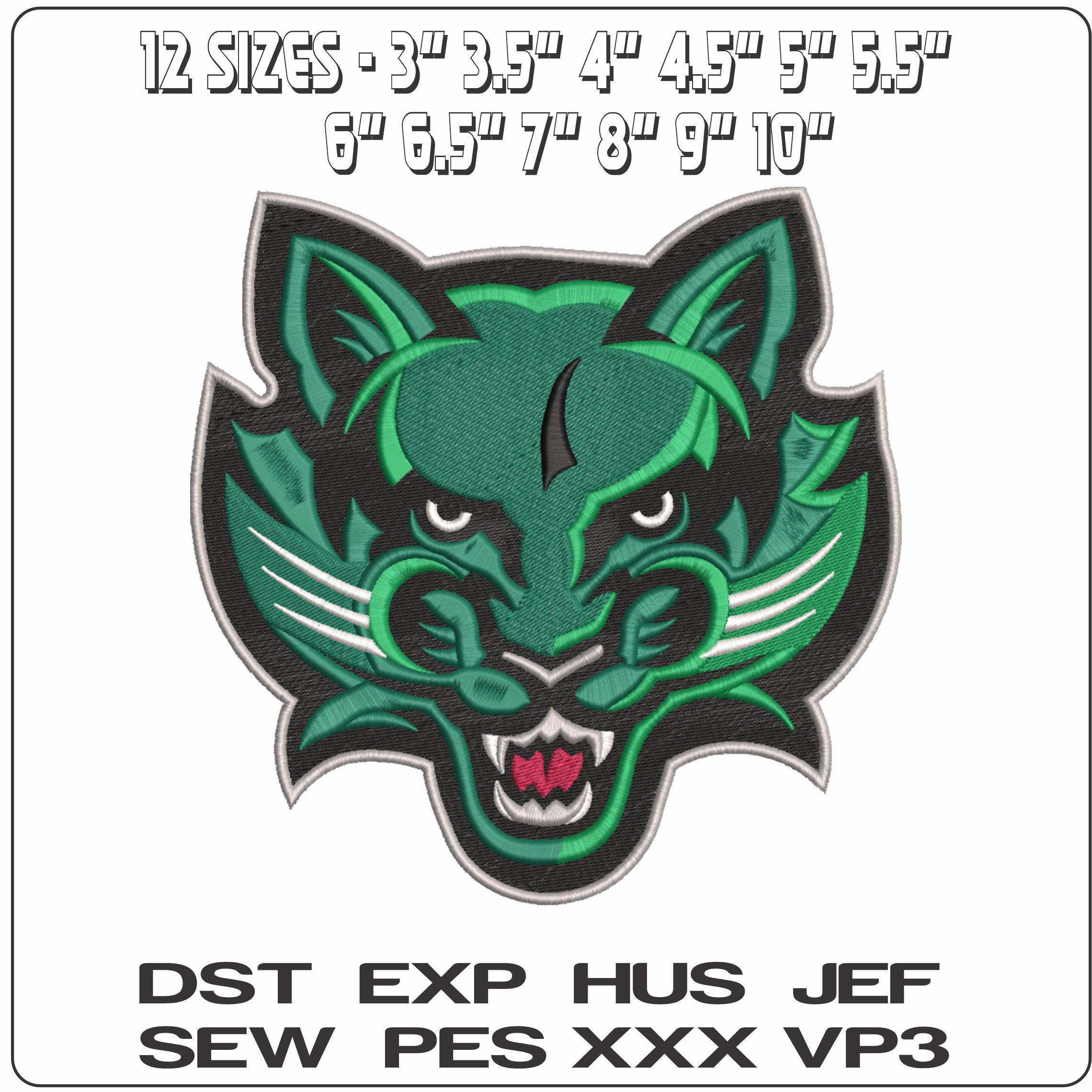 Binghamton Bearcats Alternative Binghamton University    - Elegant embroidery design file-instant download — view 2